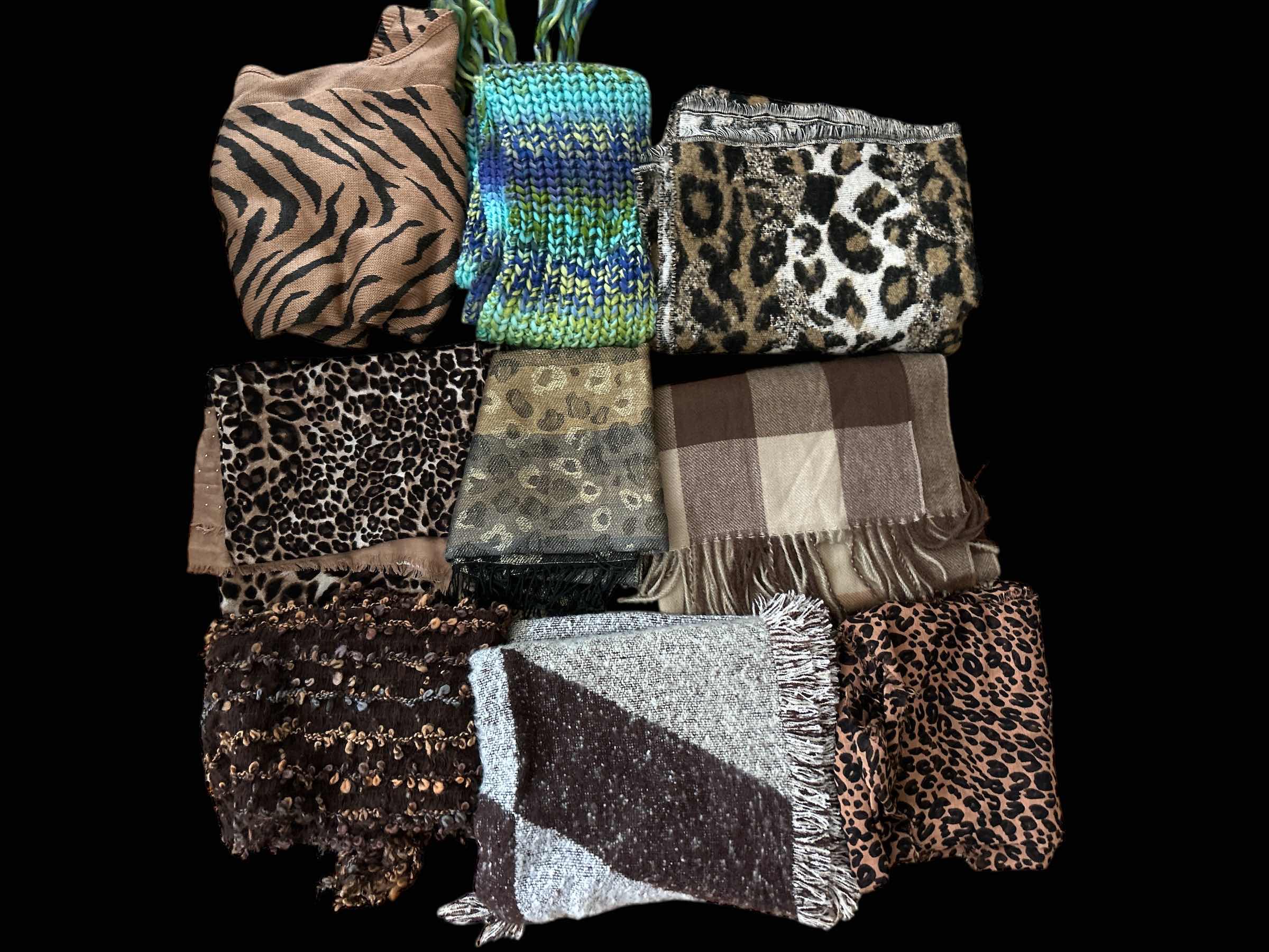 Photo 1 of ASSORTED DESIGNER STYLE SCARVES