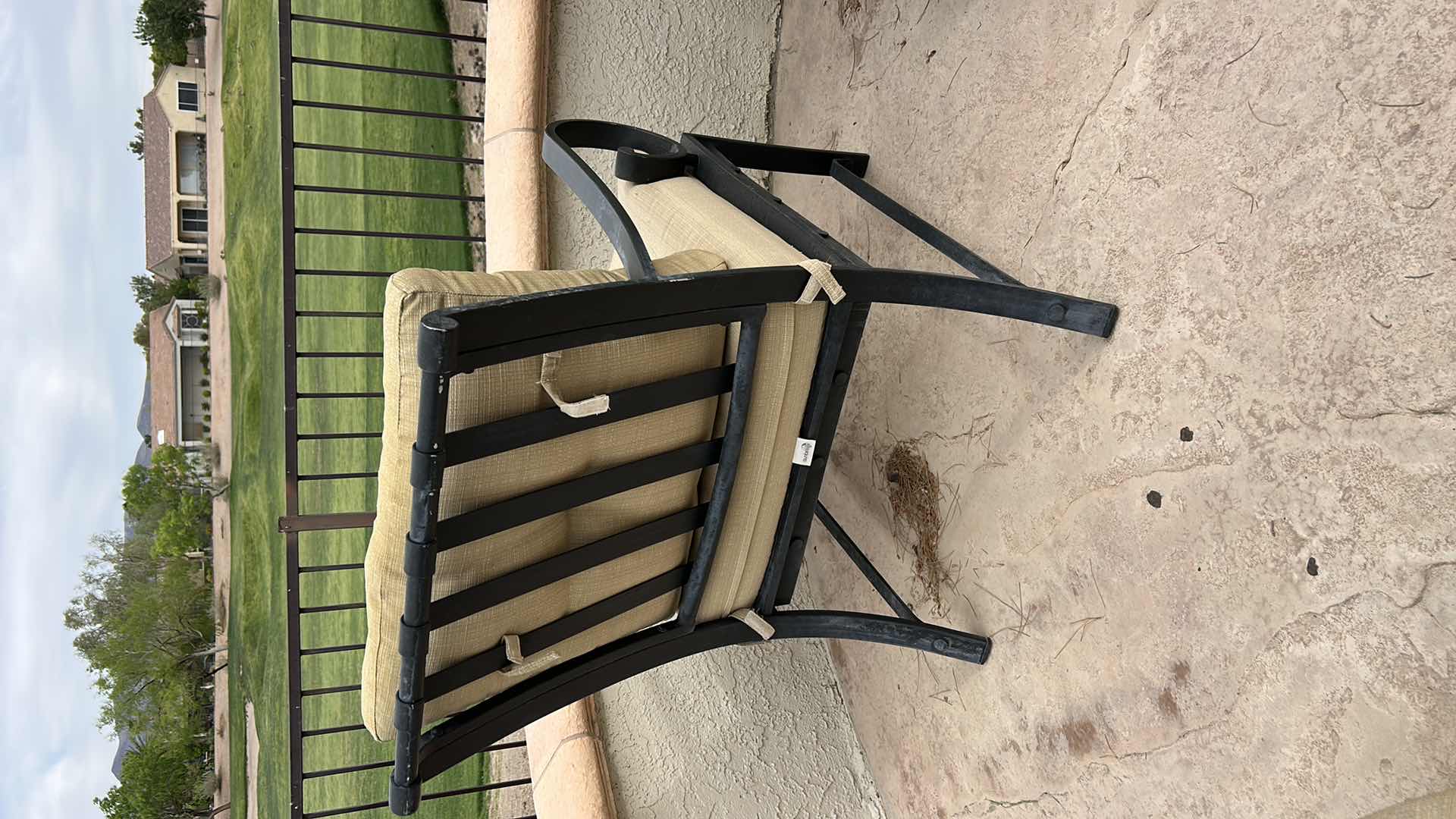 Photo 1 of  ALUMINUM PATIO ARM CHAIR W CUSHIONS