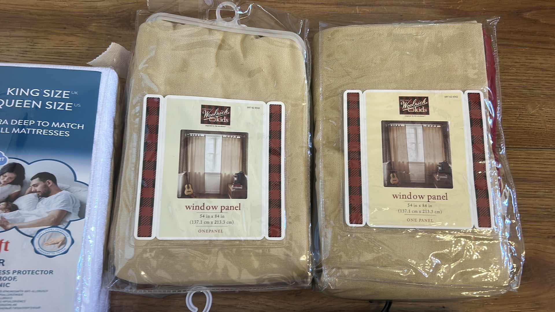 Photo 1 of NEW WINDOW PANELS, BLACK OUT PANEL, SHOWER CURTAIN, FITTED MATTRESS PROTECTOR & 2 STANDARD PILLOW CASES