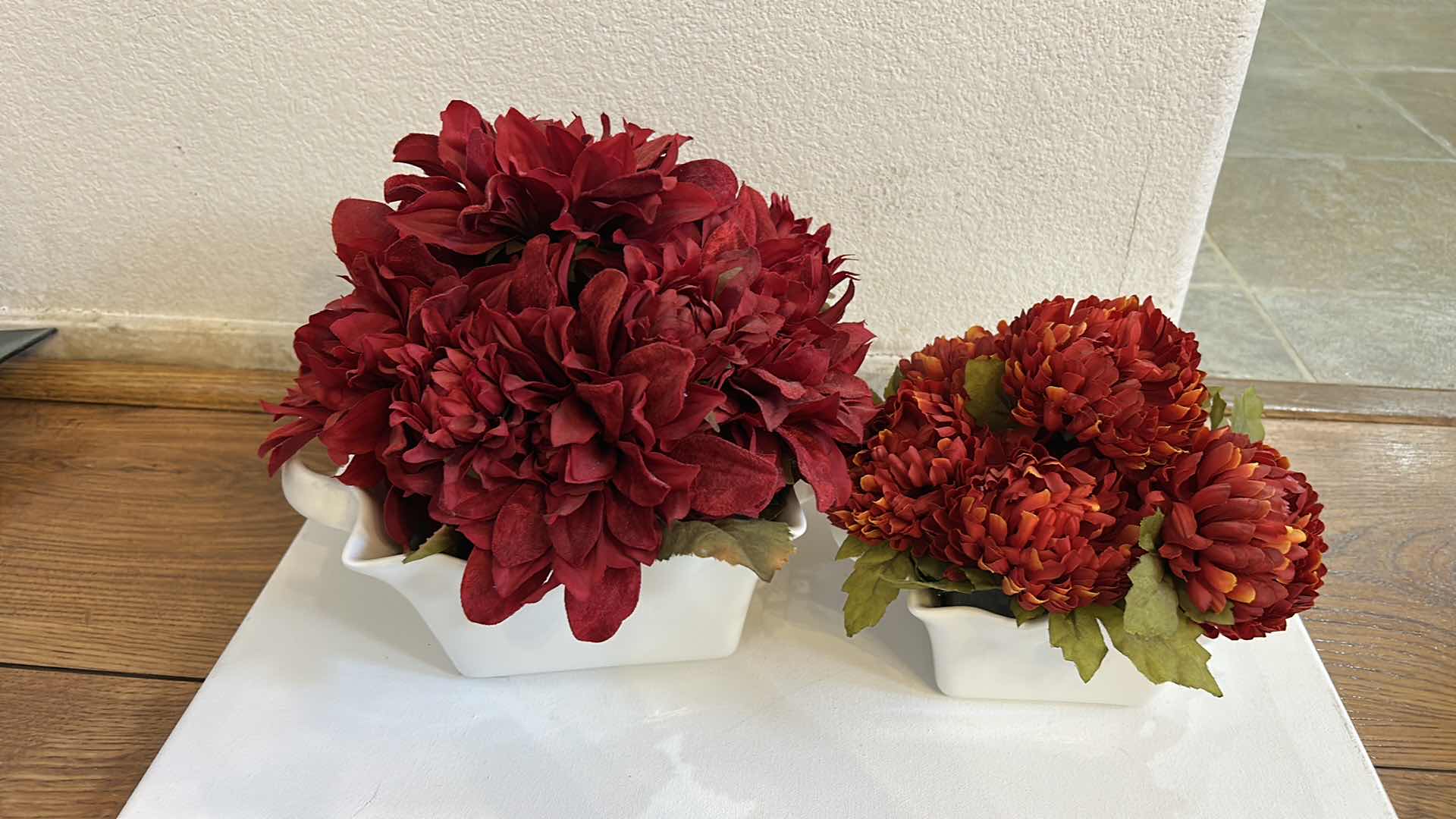 Photo 1 of 2 FAUX FLORAL ARRANGEMENTS ( LARGEST H 9”)