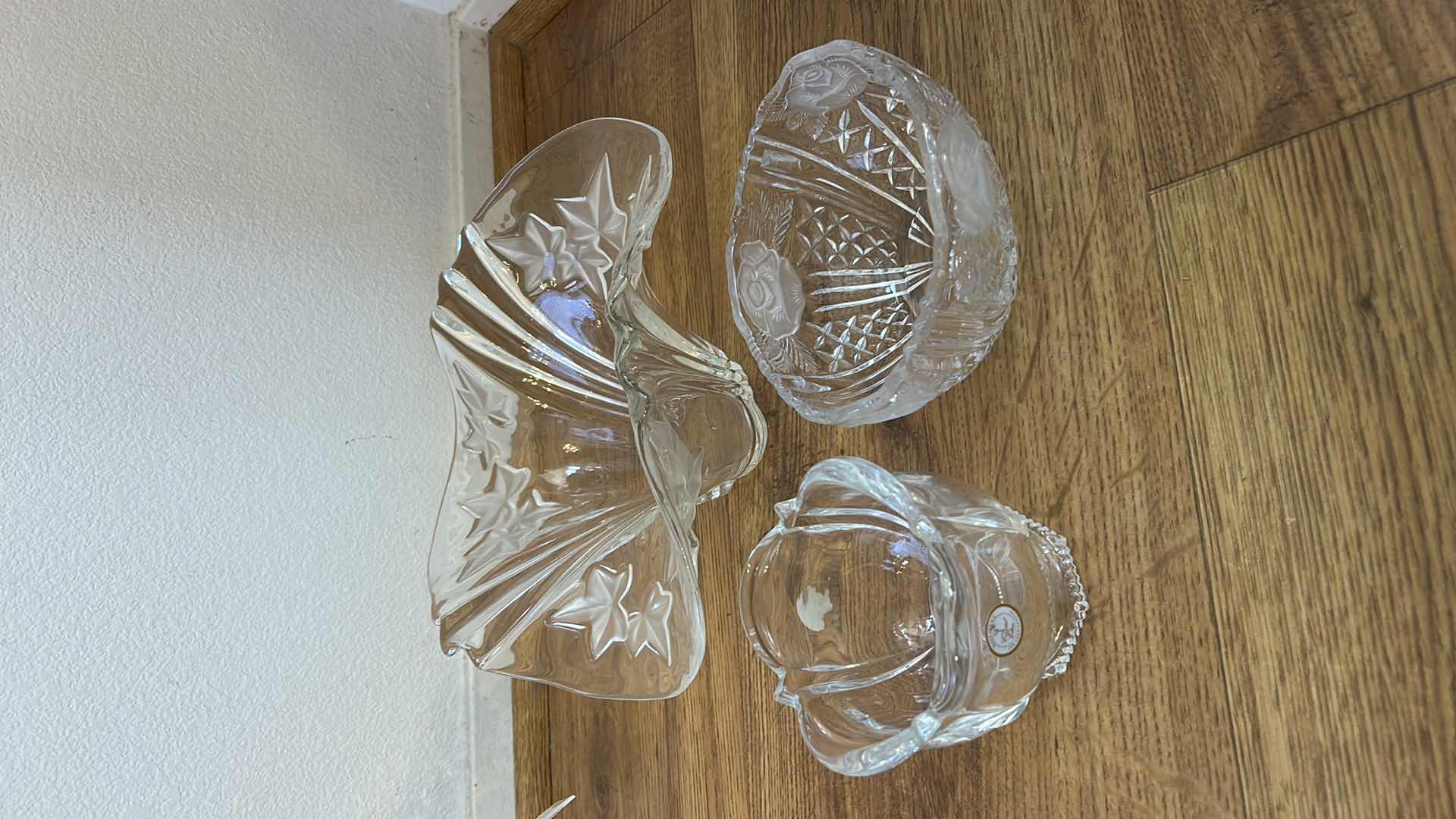 Photo 2 of 3 CRYSTAL BOWLS