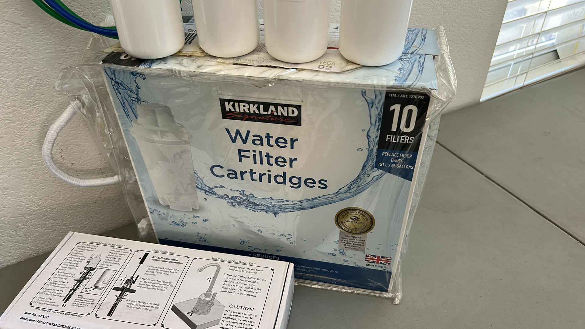 Photo 1 of NEW WATER FILTER CARTRIDGES AND HARDWARE