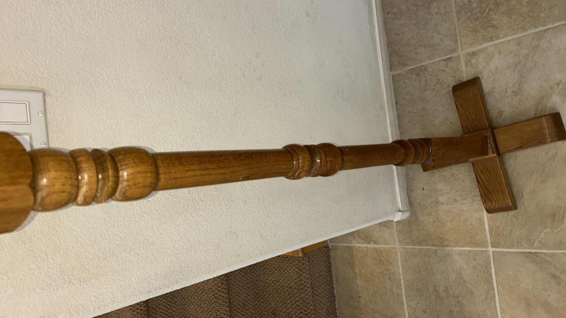 Photo 1 of VINTAGE WOOD 5’ HAT/COAT RACK