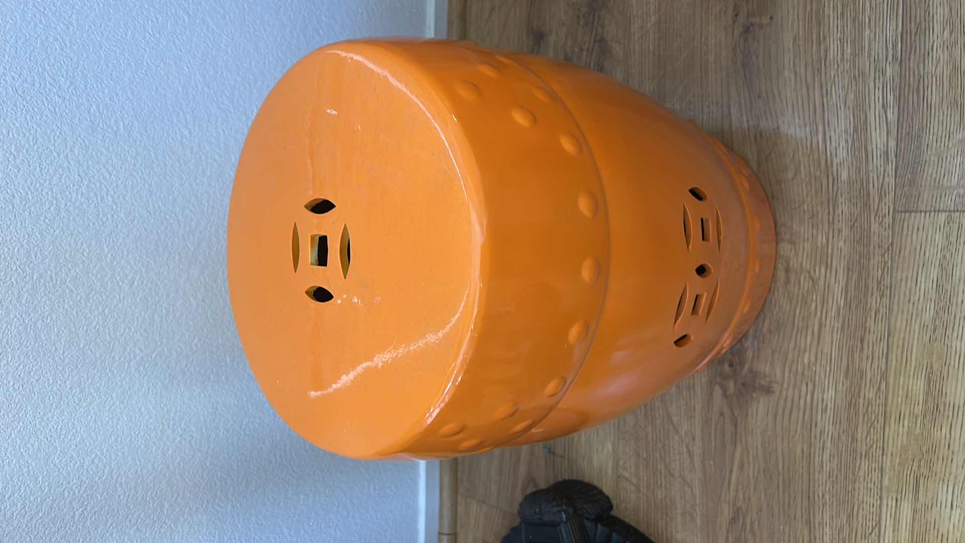 Photo 1 of CHINESE PORCELAIN GARDEN STOOL  H18”