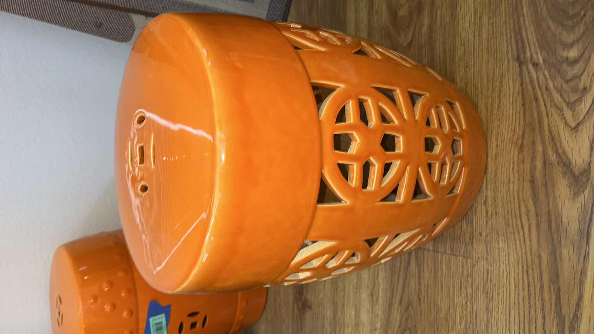 Photo 1 of CHINESE PORCELAIN GARDEN STOOL  H19”