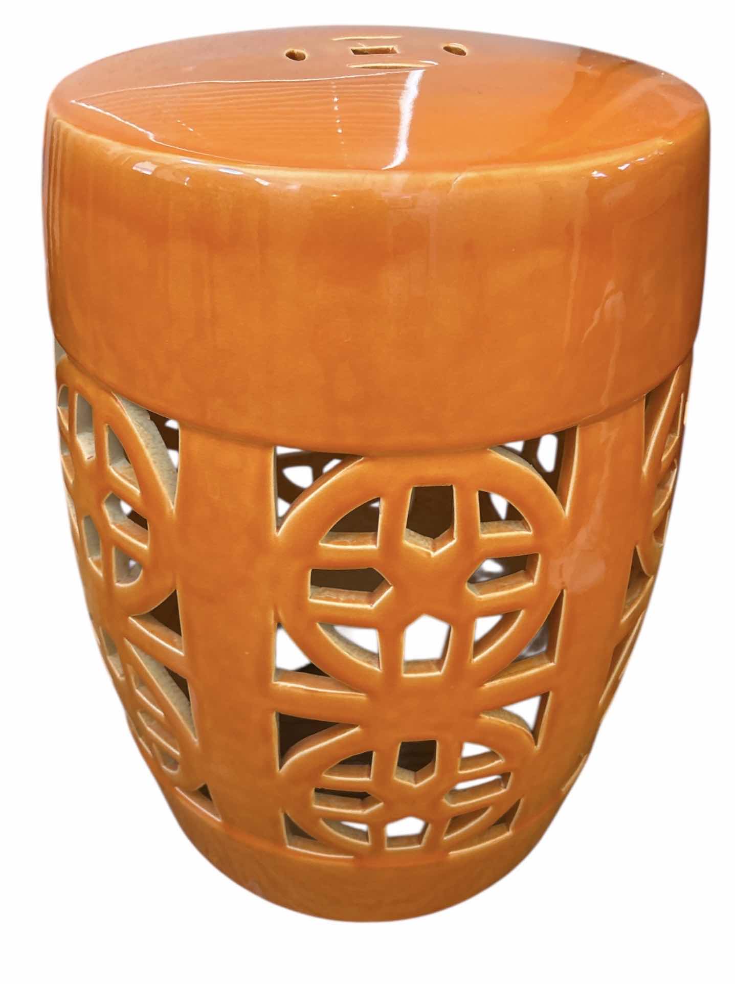 Photo 1 of CHINESE PORCELAIN GARDEN STOOL  H19”