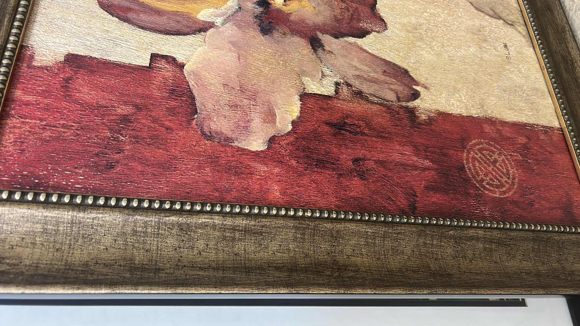 Photo 1 of FRAMED FLORAL ARTWORK 25 1/2” x 30”