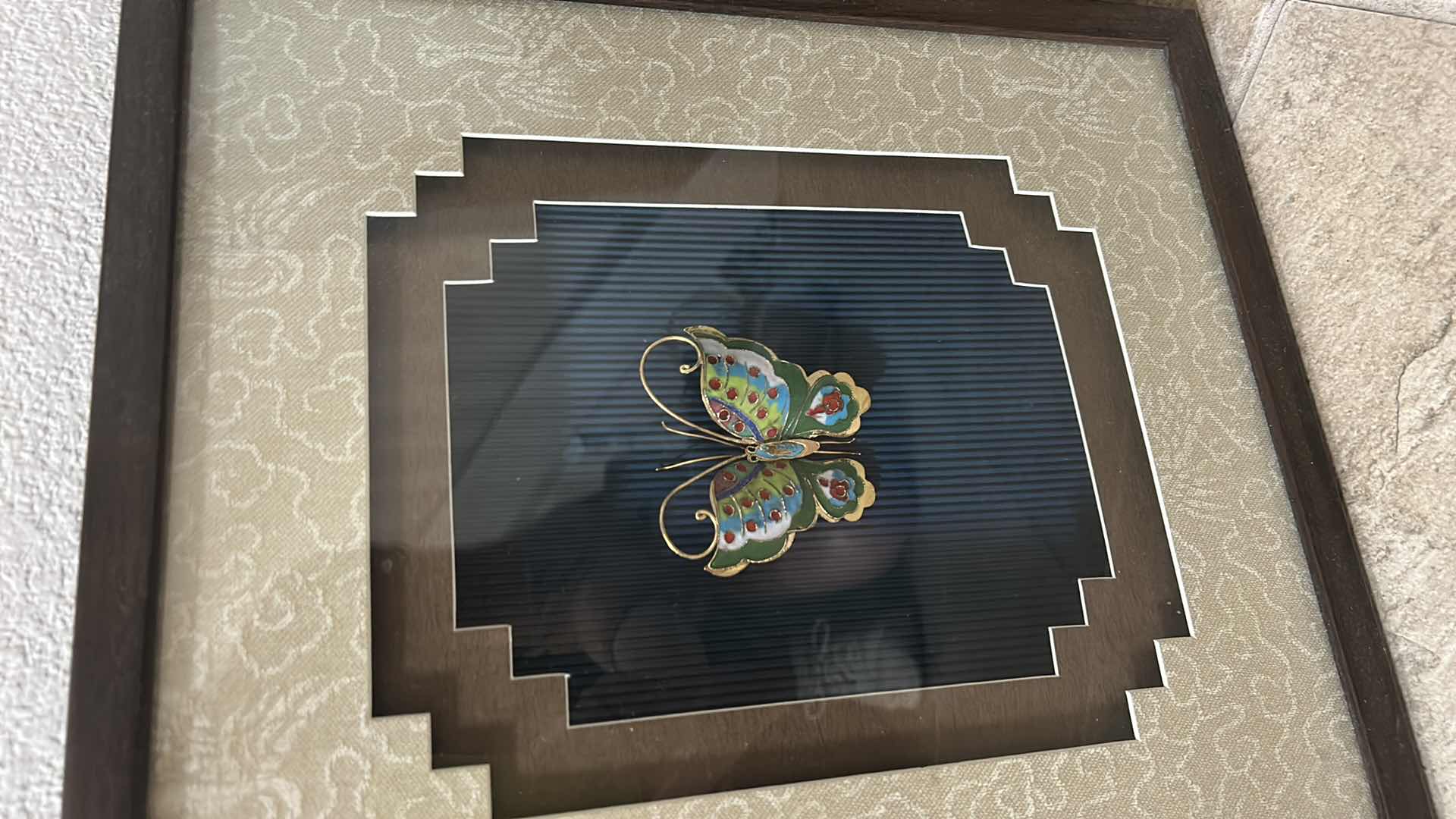 Photo 1 of 2 SHADOW BOX ARTWORK 14” x H16”