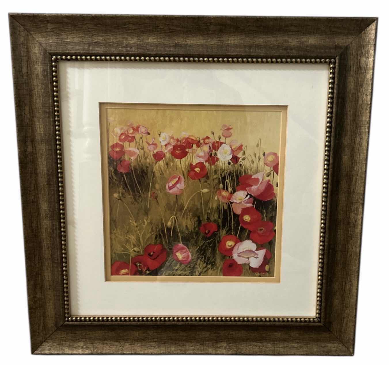 Photo 1 of FRAMED POPPY ARTWORK 23 1/4” x H23 1/4”