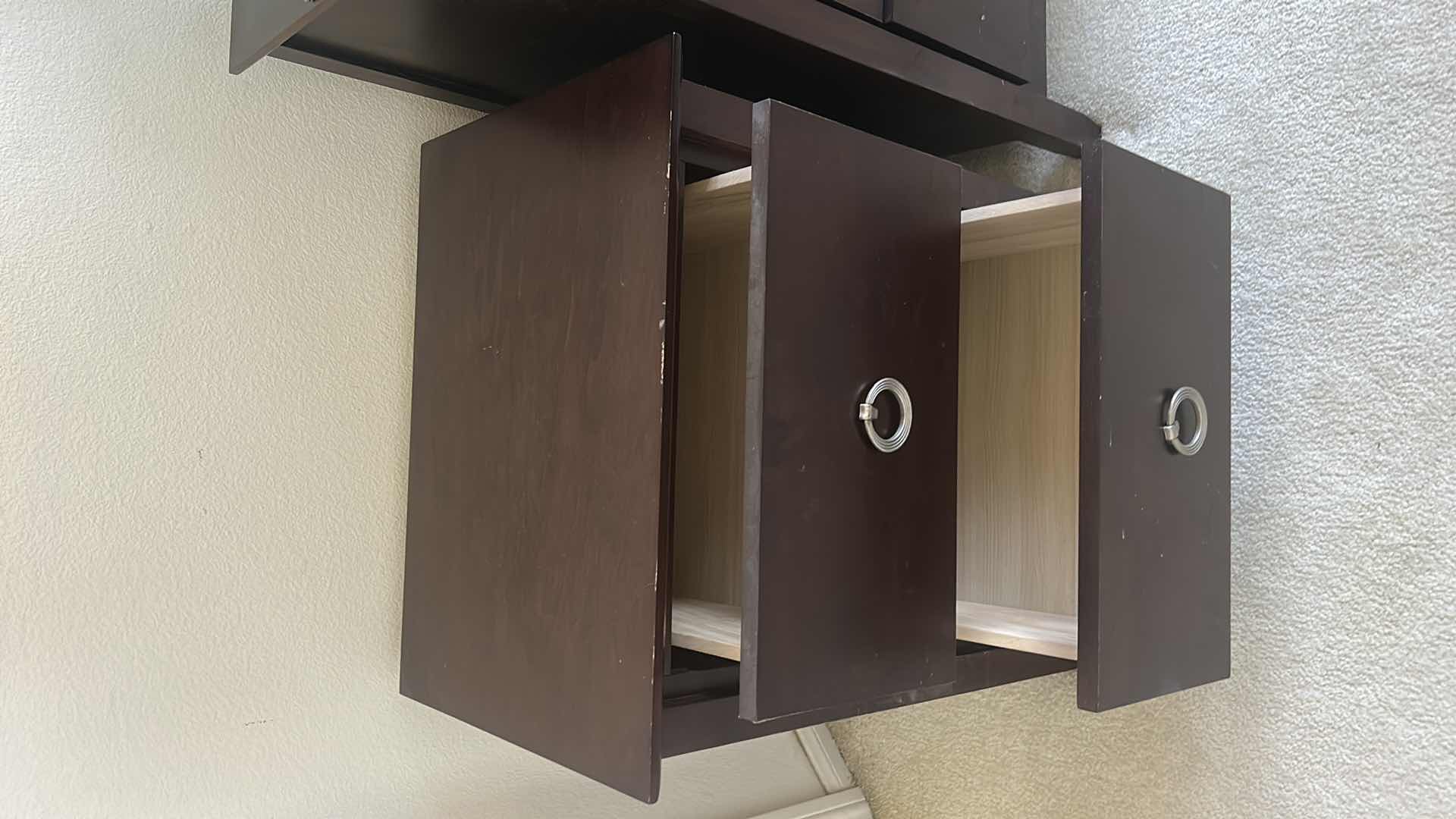 View 4 of 2 DRAWER WOOD NIGHTSTAND 23 1/2“ x 17 1/2“ x H26“