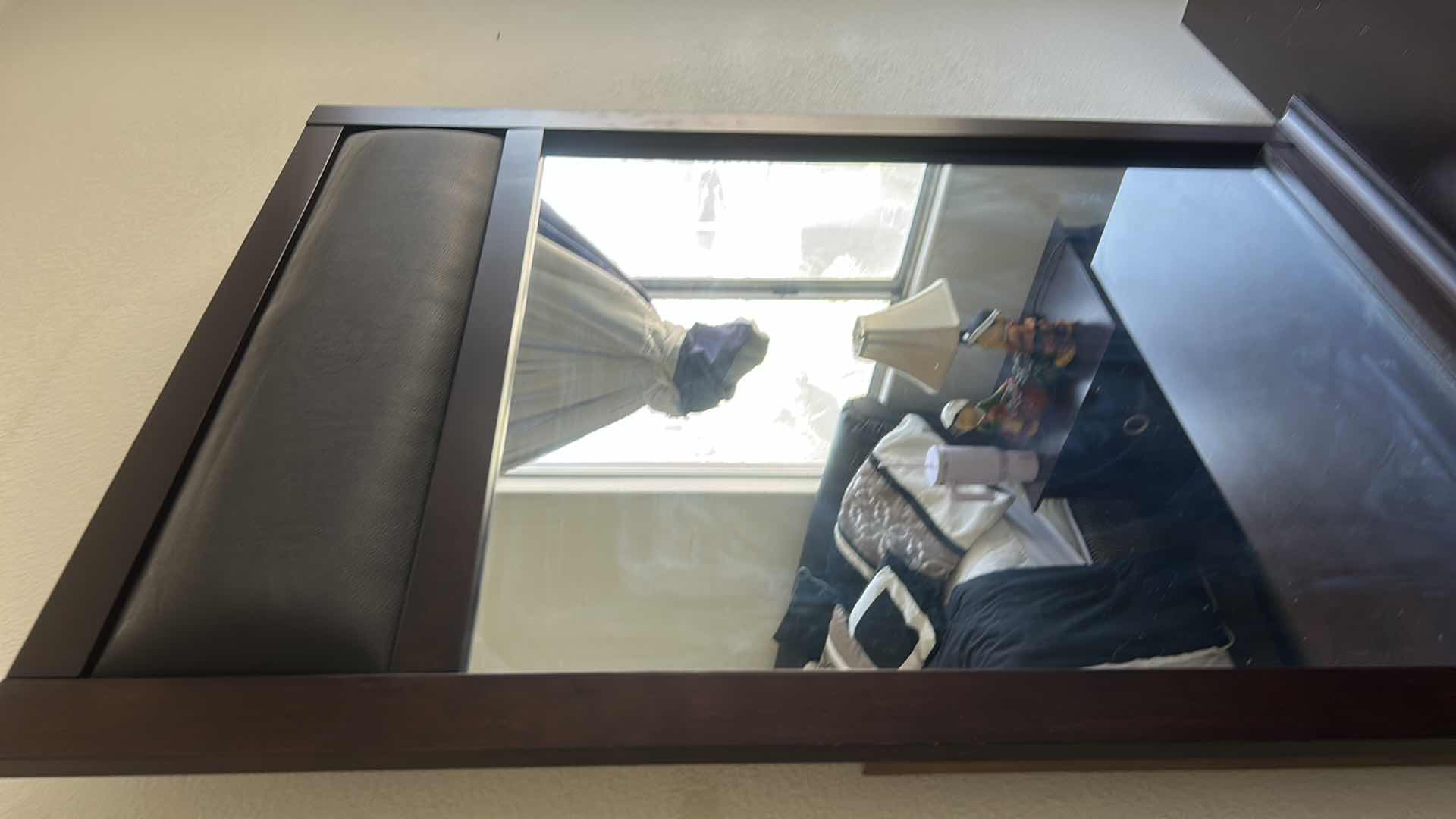 Photo 1 of 8 DRAWER WOOD DRESSER  63 1/2“ x 17 1/2“ x H33.75” WITH MIRROR