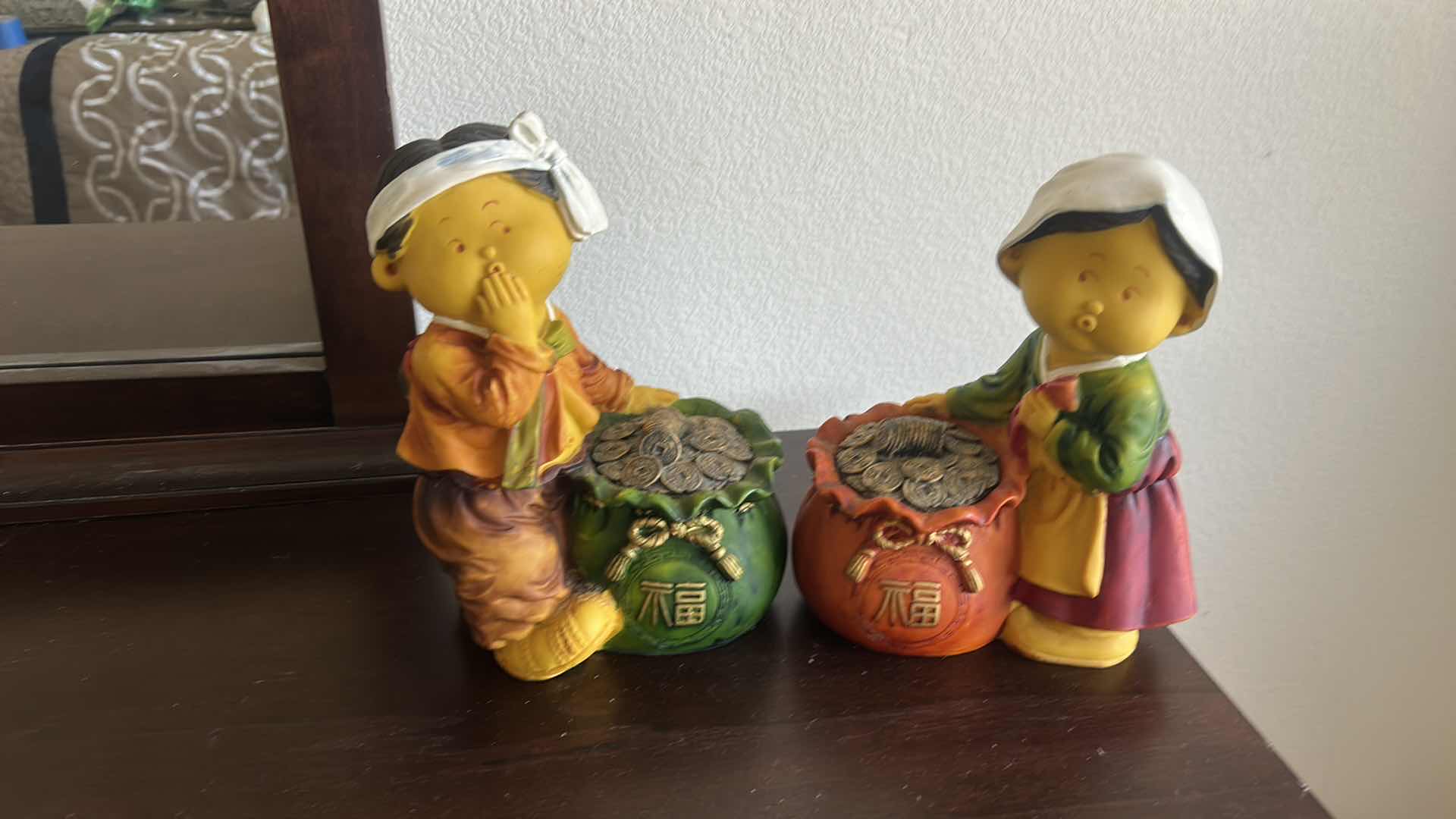 Photo 1 of CERAMIC KOREAN FIGURINES H9.5”