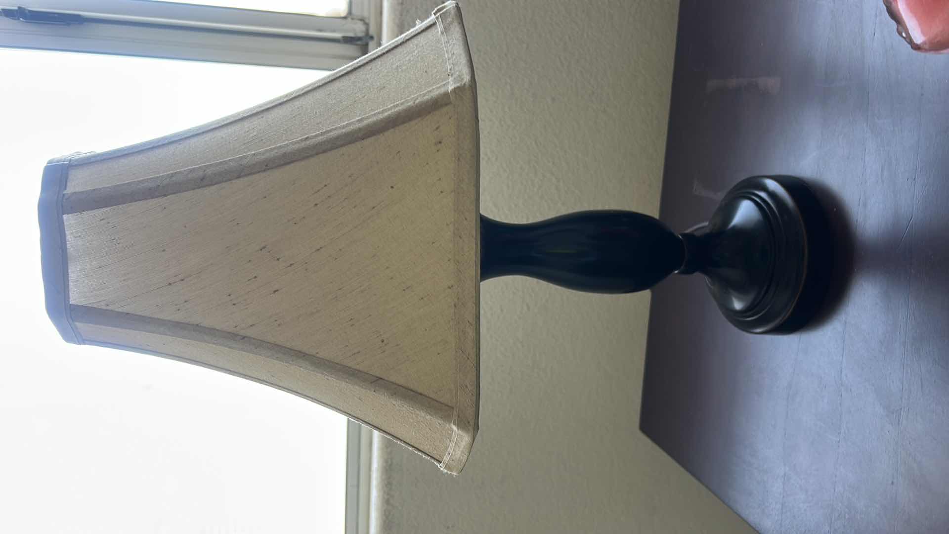 Photo 1 of VINTAGE LAMP H18” AND 2 SCENTED CANDLES