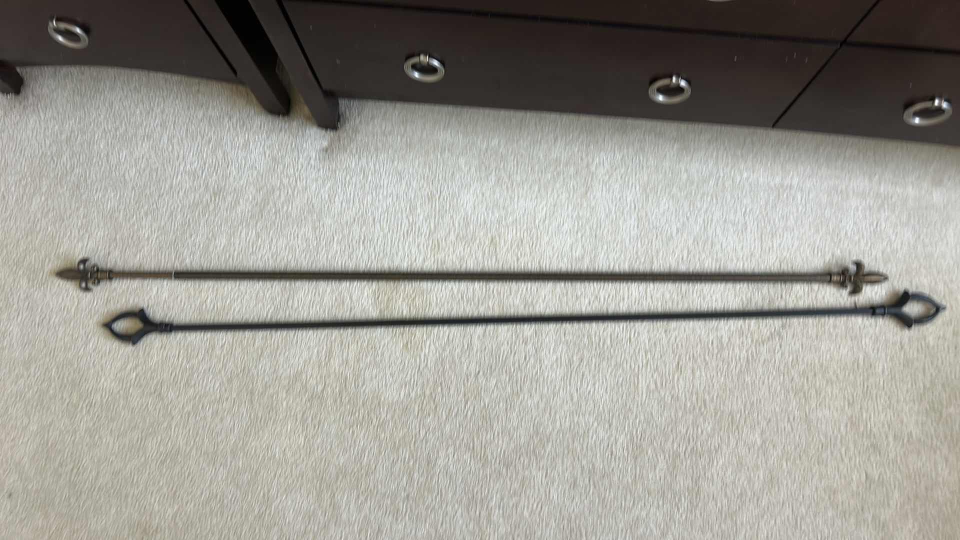 Photo 1 of 2 METAL CURTAIN EXPANDABLE  RODS 4’ to 6’