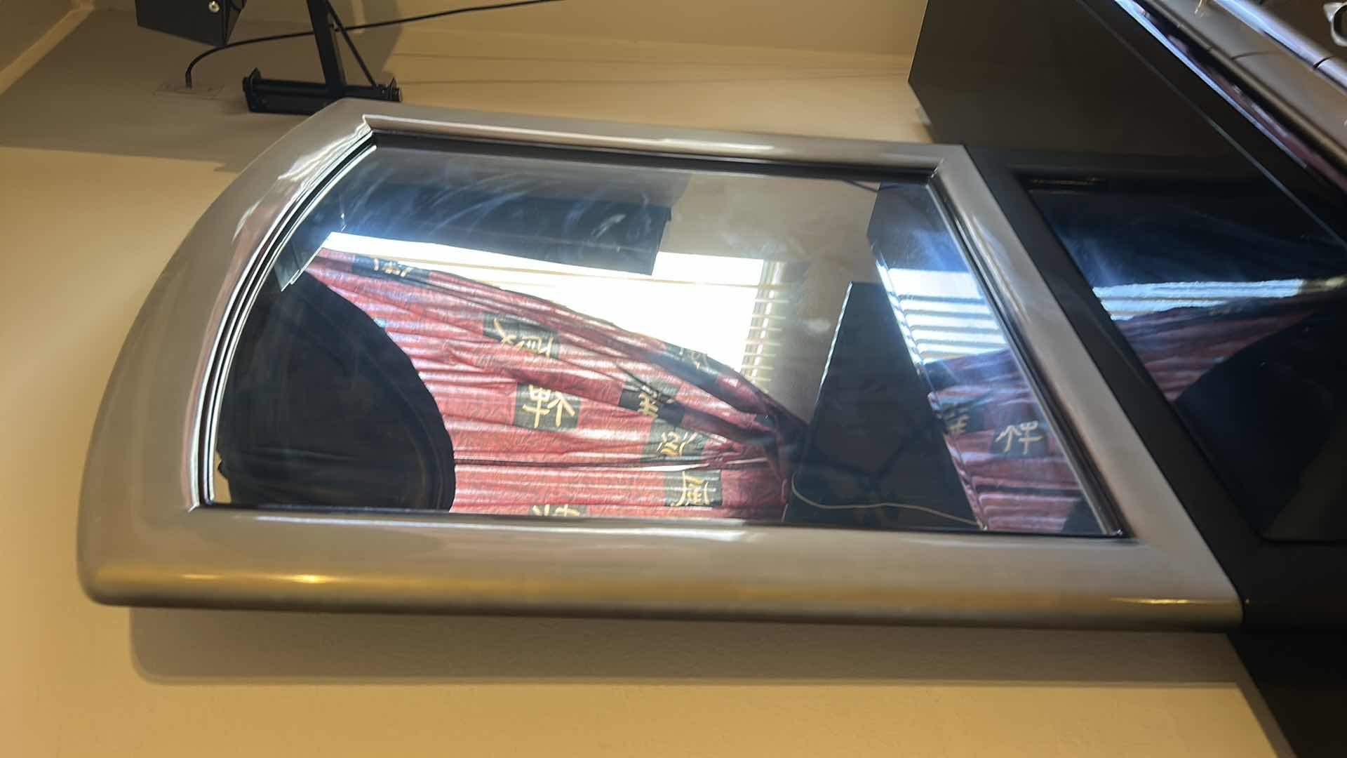 Photo 7 of HIGH GLOSS LACQUER ART DECO 6 DRAWER DRESSER 6‘ x 18“ x H32 1/2“WITH MIRROR