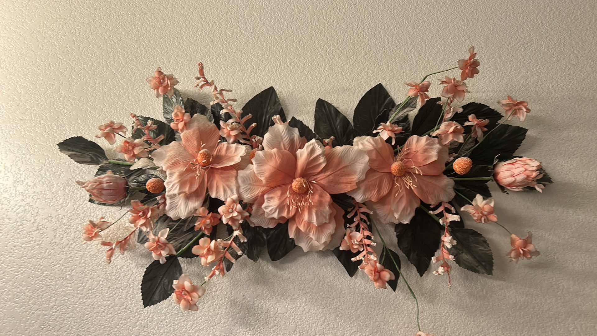 Photo 1 of FAUX FLORAL WALL SWAGS/ LARGEST 54”