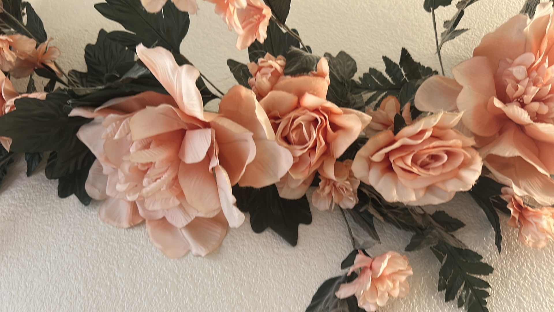 Photo 3 of FAUX FLORAL WALL SWAGS/ LARGEST 54”