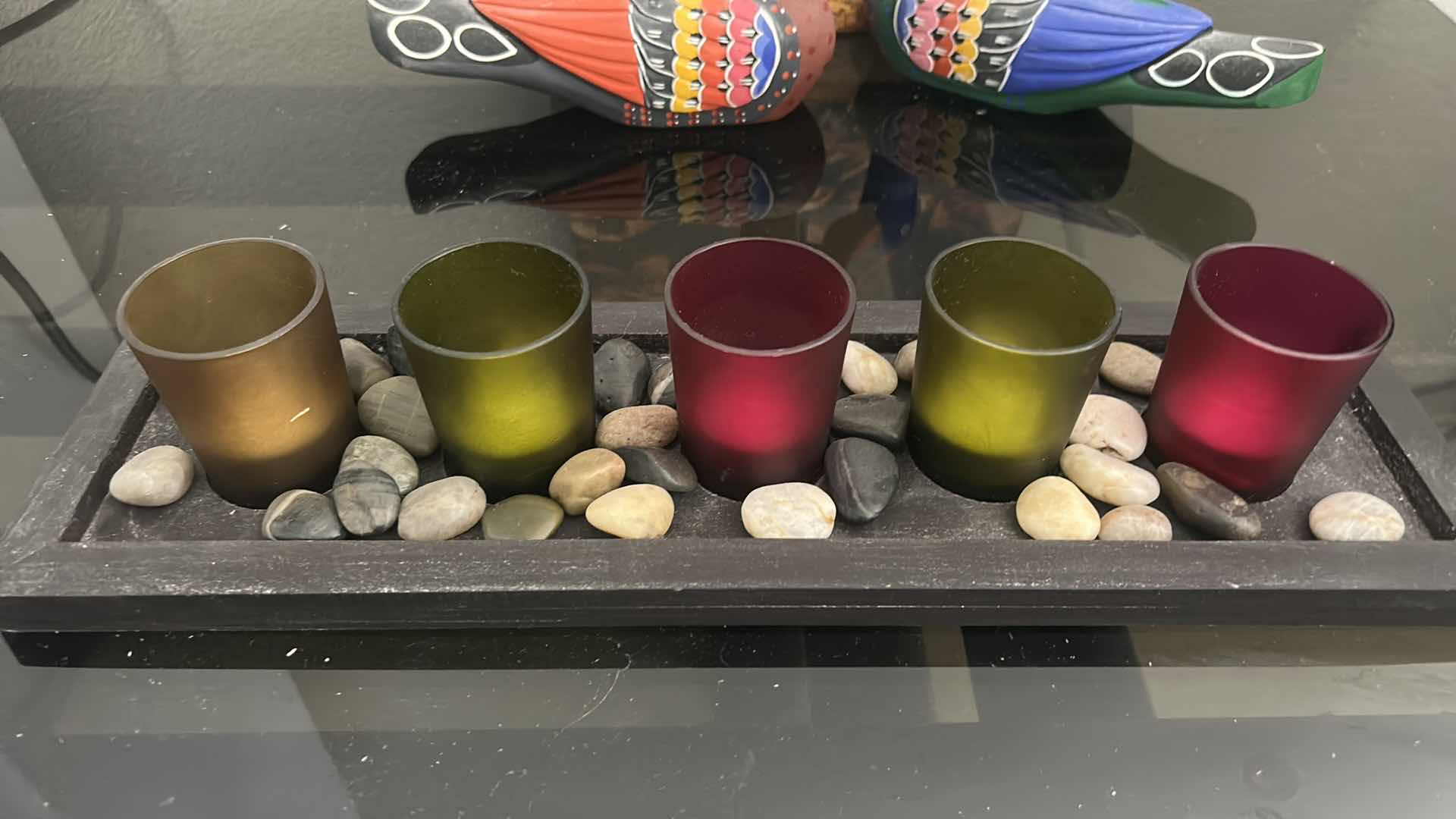 Photo 2 of 4 PC HOME DECOR - ARTWORK 12” x 16”, WOOD DUCKS, CANDLE CENTERPIECE