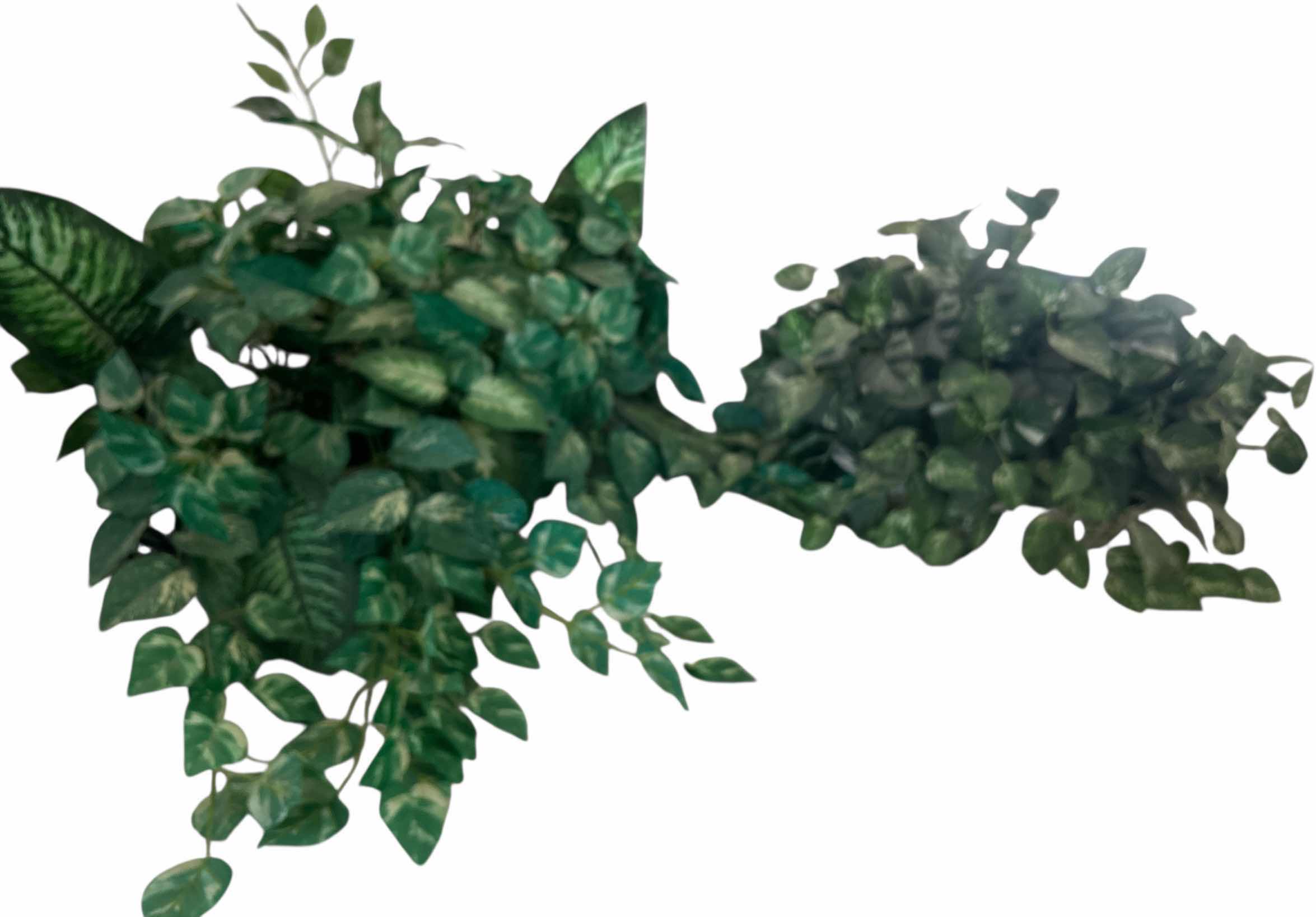 Photo 1 of FAUX GREENERY IN WICKER BASKETS (LARGEST 3’ x H19”