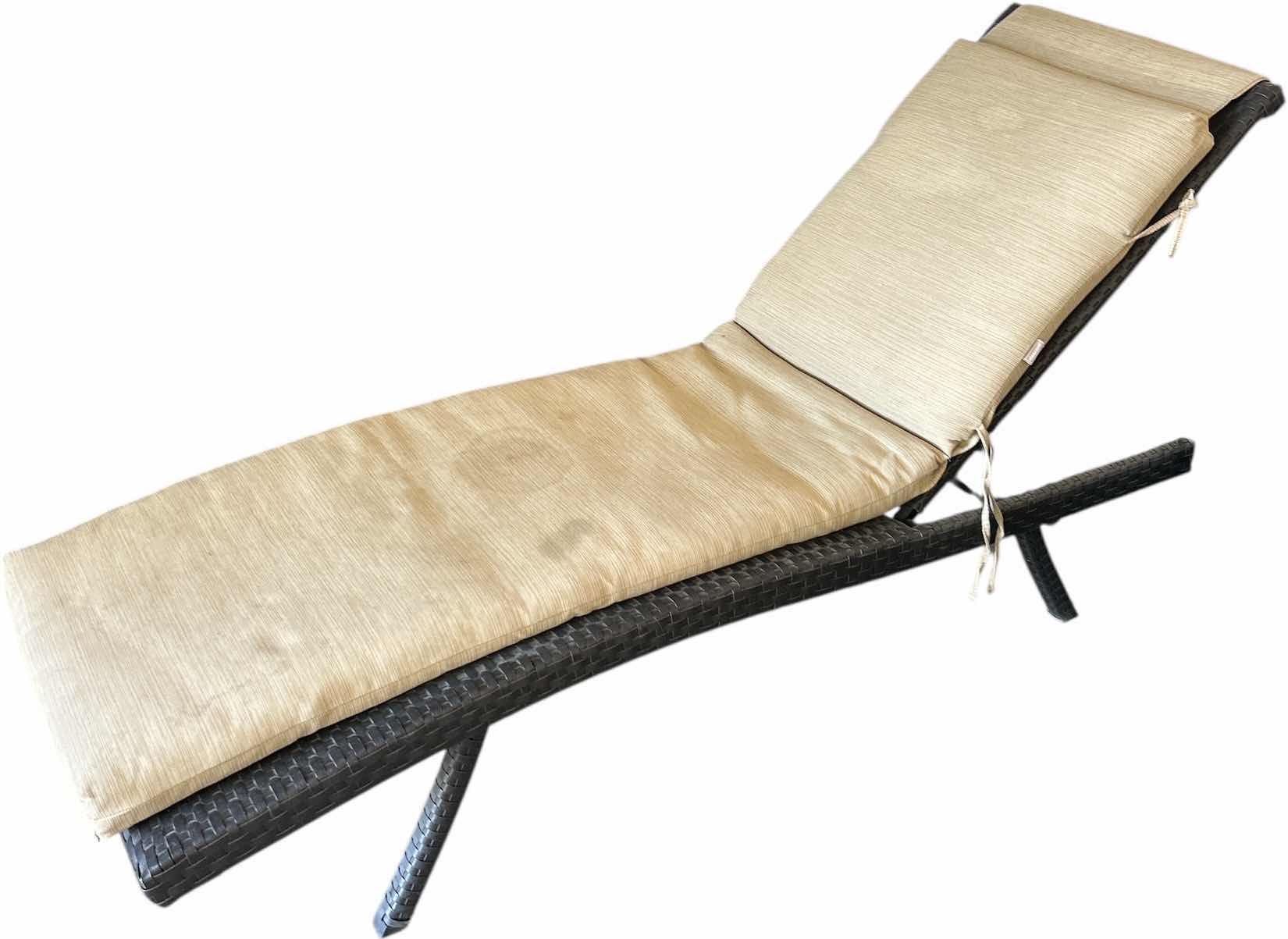 Photo 1 of OUTDOOR FAUX WICKER RECLINER/ LONGER ALAN ROTH