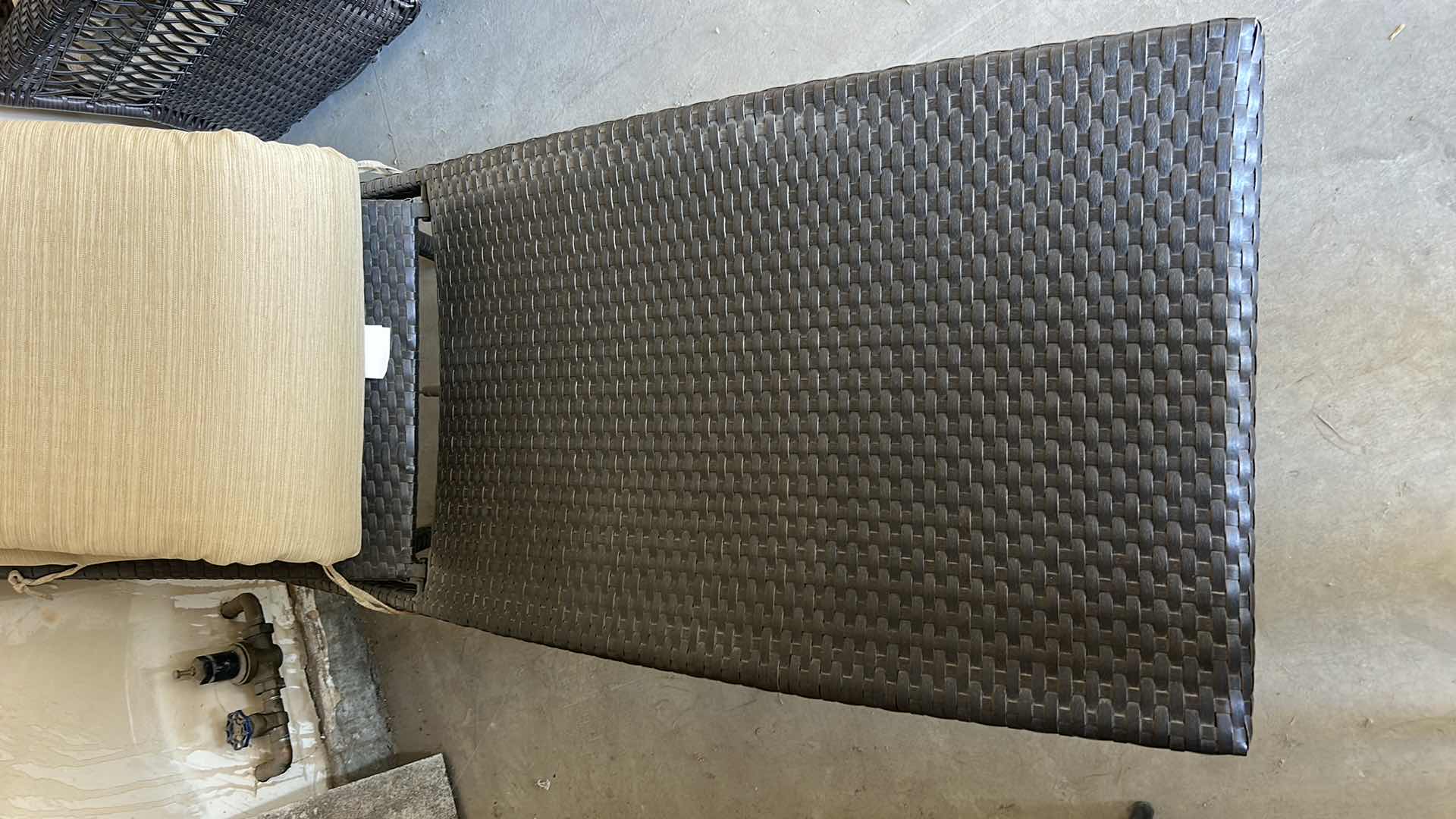 Photo 1 of OUTDOOR FAUX WICKER RECLINER/ LONGER ALAN ROTH