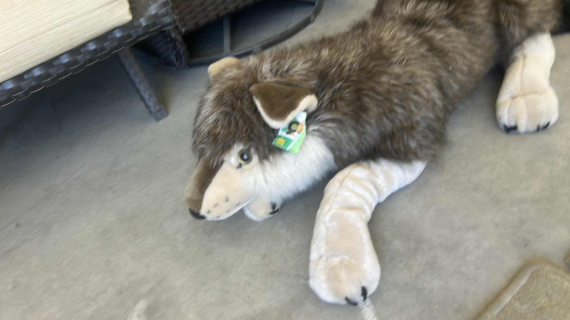Photo 1 of LARGE WILD REPUBLIC WOLF STUFFED ANIMAL 40”
