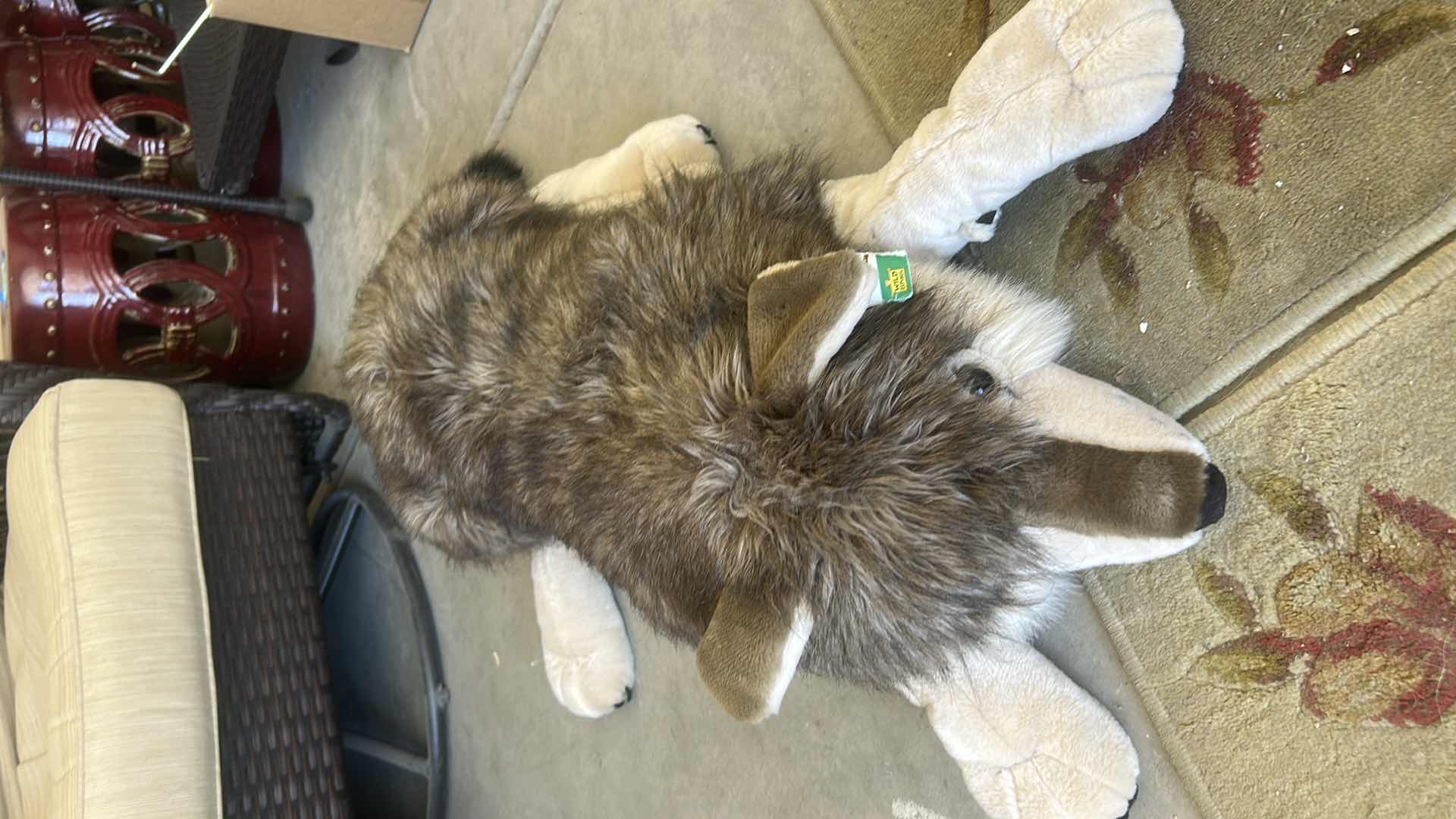 Photo 1 of LARGE WILD REPUBLIC WOLF STUFFED ANIMAL 40”
