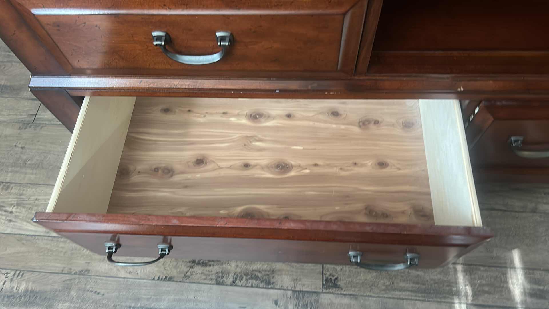 View 6 of BROYHILL DRESSER, CEDAR LINED BOTTOM DRAWERS 
64“ x 19“ x H43“