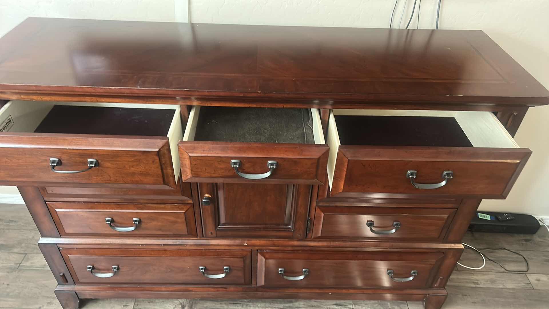 View 5 of BROYHILL DRESSER, CEDAR LINED BOTTOM DRAWERS 
64“ x 19“ x H43“