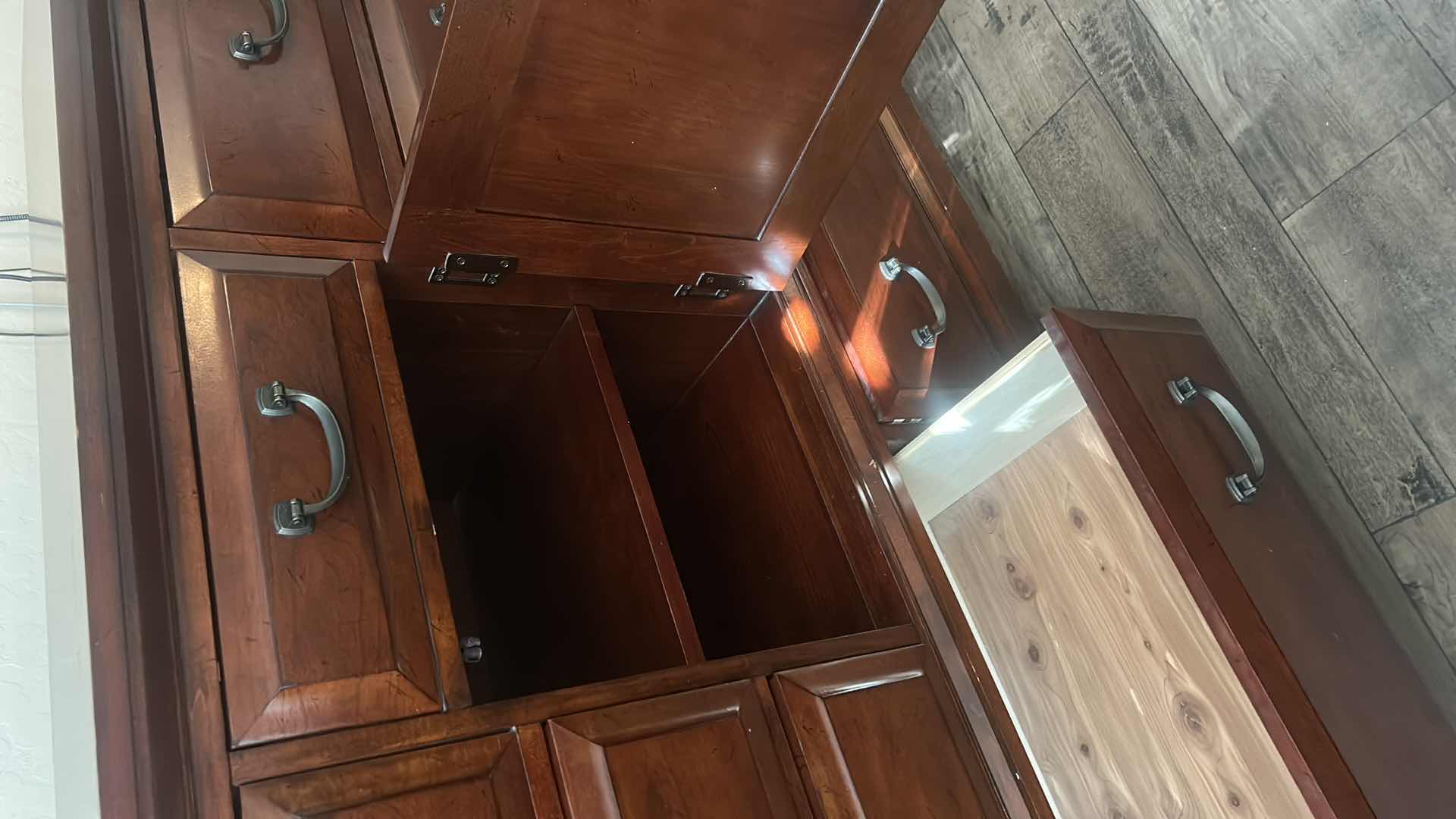 View 7 of BROYHILL DRESSER, CEDAR LINED BOTTOM DRAWERS 
64“ x 19“ x H43“