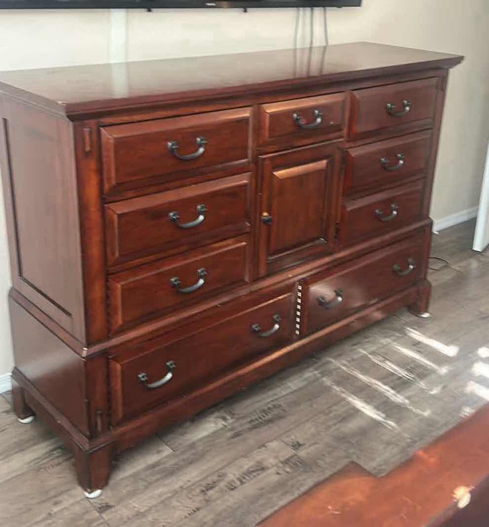View 2 of BROYHILL DRESSER, CEDAR LINED BOTTOM DRAWERS 
64“ x 19“ x H43“