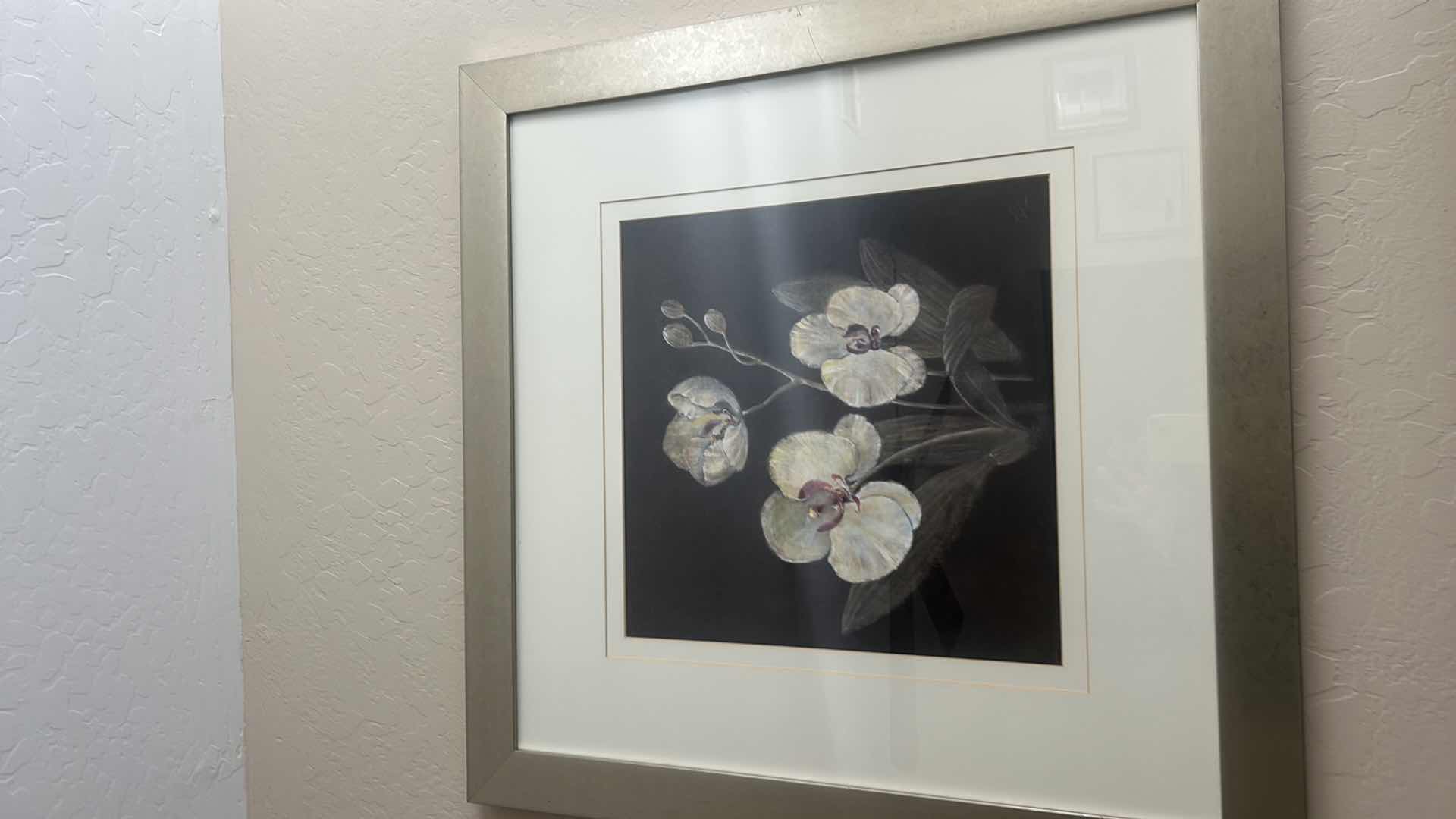 Photo 1 of FRAMED FLORAL ARTWORK 29” x 29”