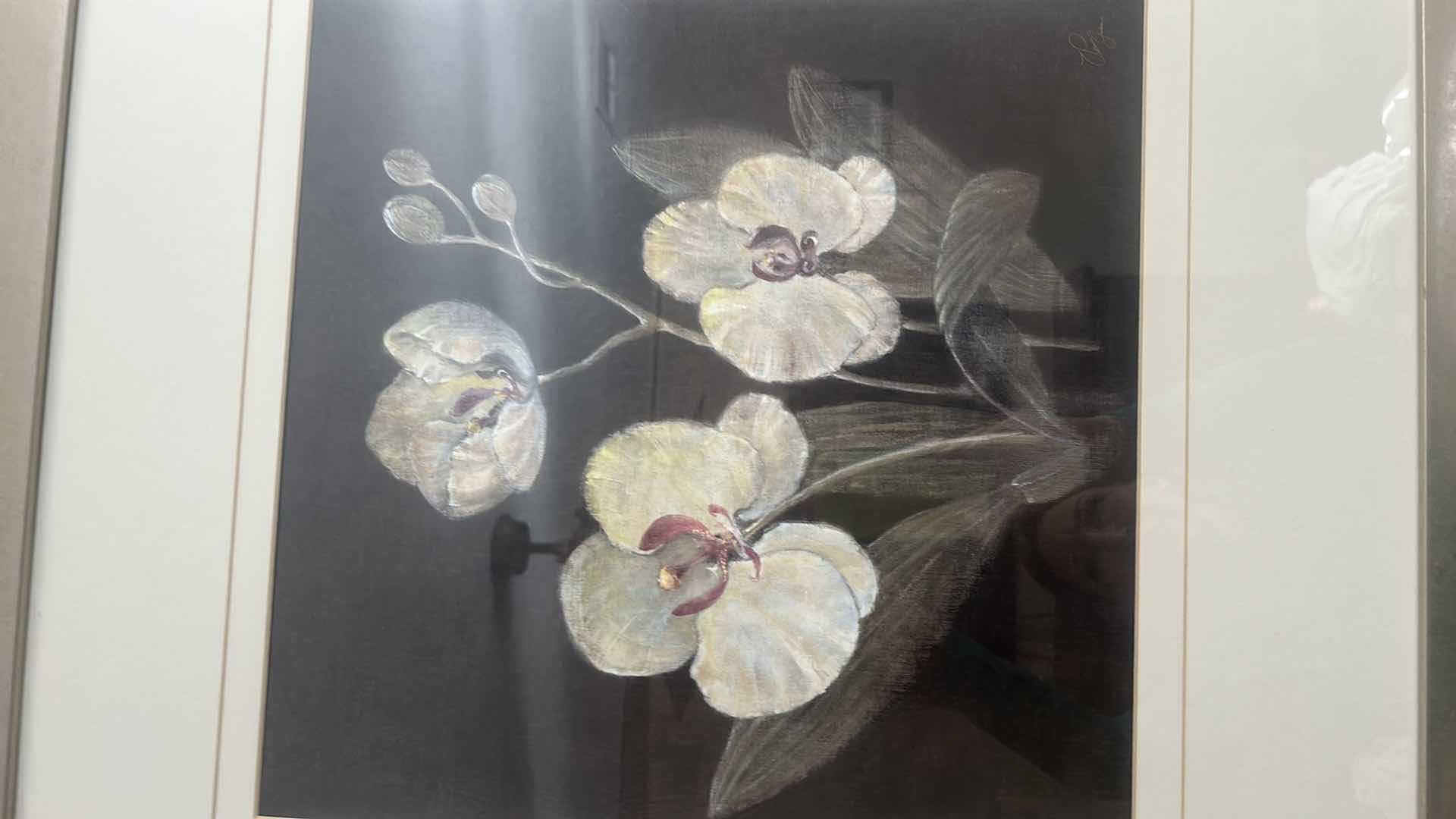 Photo 1 of FRAMED FLORAL ARTWORK 29” x 29”