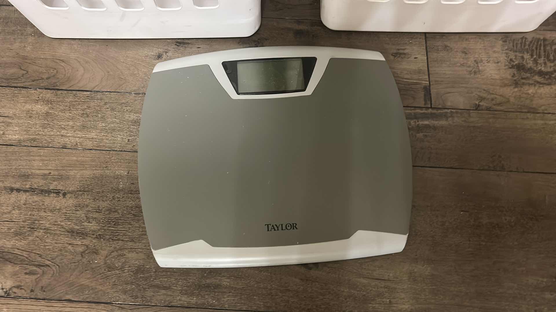 Photo 1 of 2 NEW LAUNDRY HAMPERS AND BATHROOM SCALE