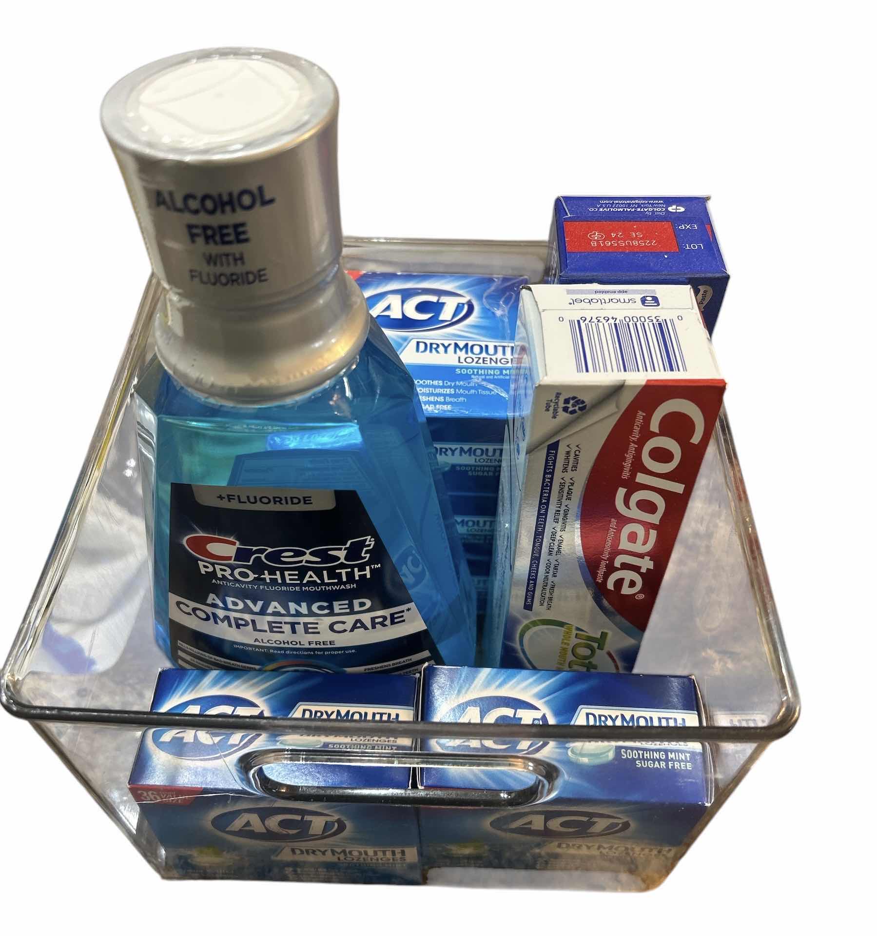 Photo 1 of NEW MOUTHWASH, TOOTHPASTE, DRY MOUTH LOZENGERS