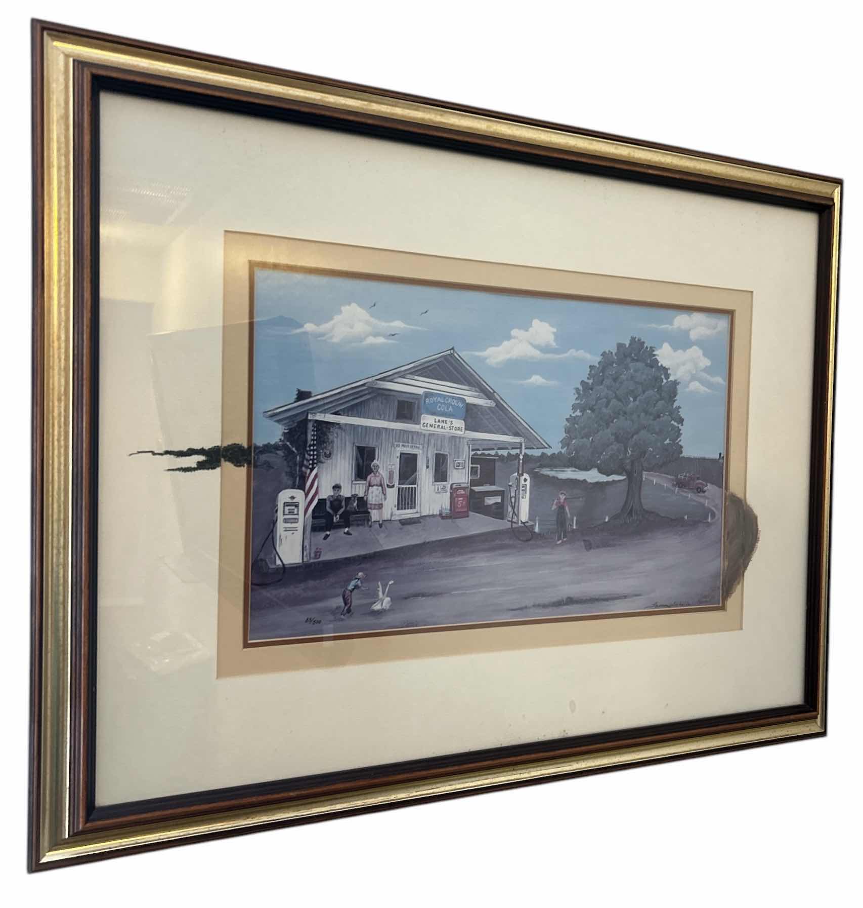 Photo 1 of FRAMED, SIGNED LIMITED EDITION REPRODUCTION FROM A LIMITED PIECE ARTWORK BY TAMMY SCHOLLE WITH COA 3” x H22 1/2”