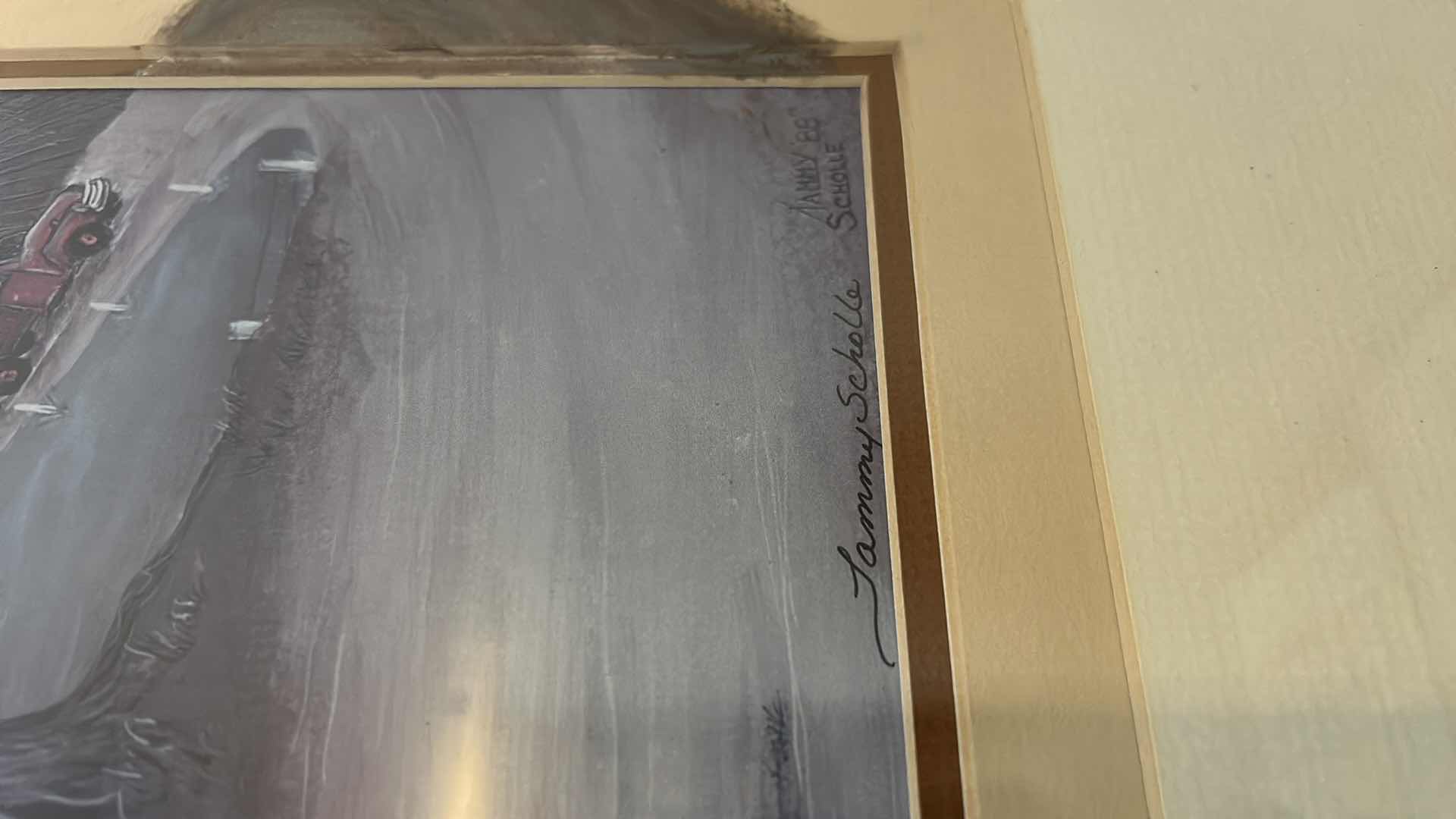 Photo 1 of FRAMED, SIGNED LIMITED EDITION REPRODUCTION FROM A LIMITED PIECE ARTWORK BY TAMMY SCHOLLE WITH COA 3” x H22 1/2”