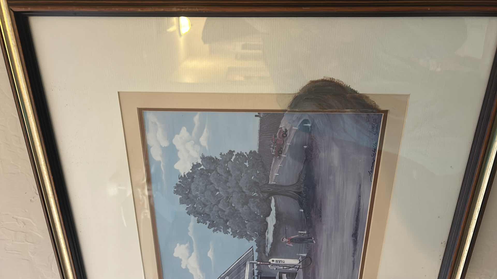 Photo 1 of FRAMED, SIGNED LIMITED EDITION REPRODUCTION FROM A LIMITED PIECE ARTWORK BY TAMMY SCHOLLE WITH COA 3” x H22 1/2”