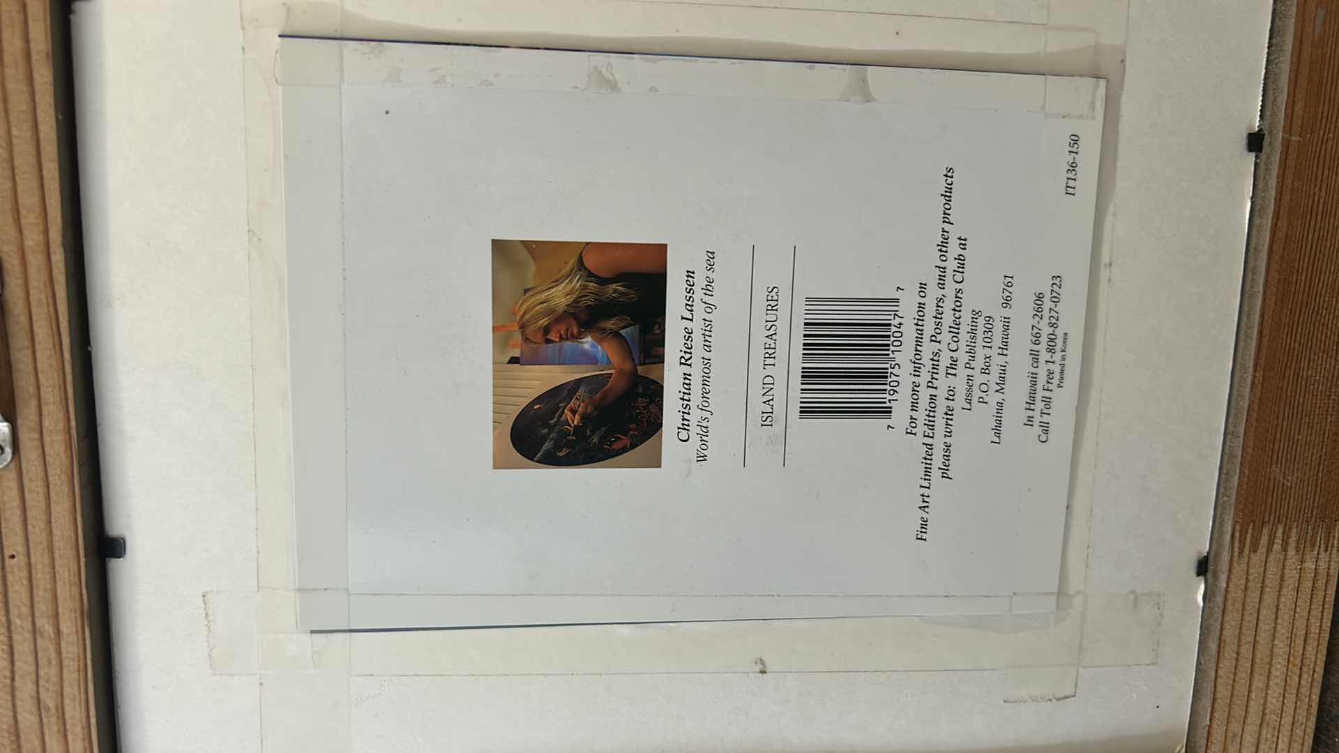 Photo 1 of 3 PIECES CHRISTIAN RIESE LASSEN ARTWORK ( LARGEST 12” x H16 1/4”