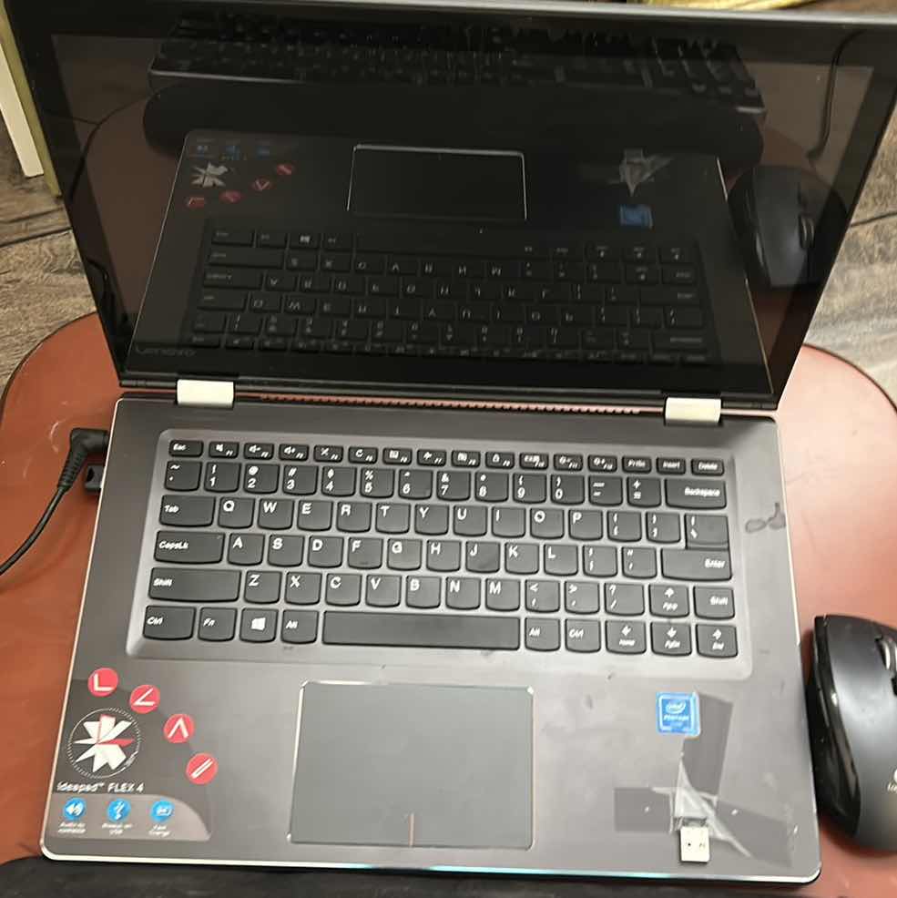 View 3 of LENOVO LAPTOP, DELL KEYBOARD, MOUSE & LAP. DESK
