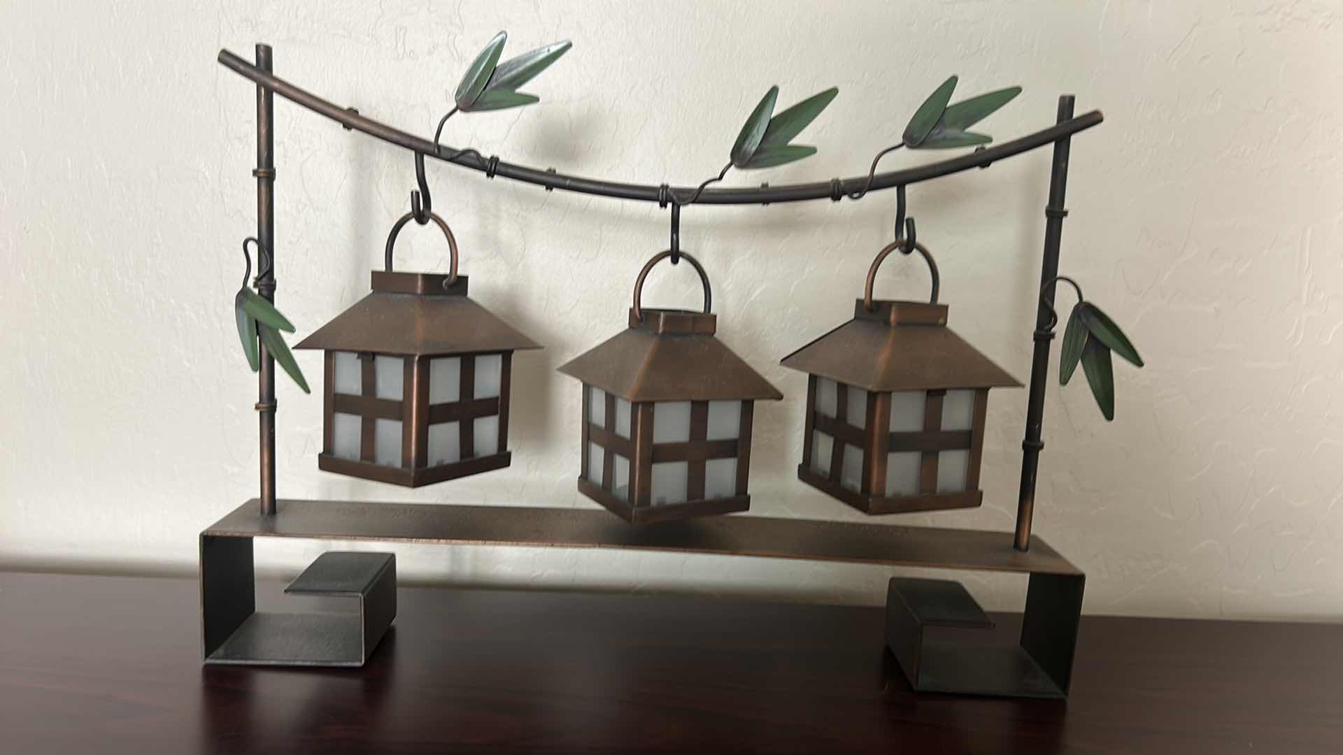 Photo 1 of ASIAN INSPIRED METAL SCULPTURE 14“ x 9 1/2”