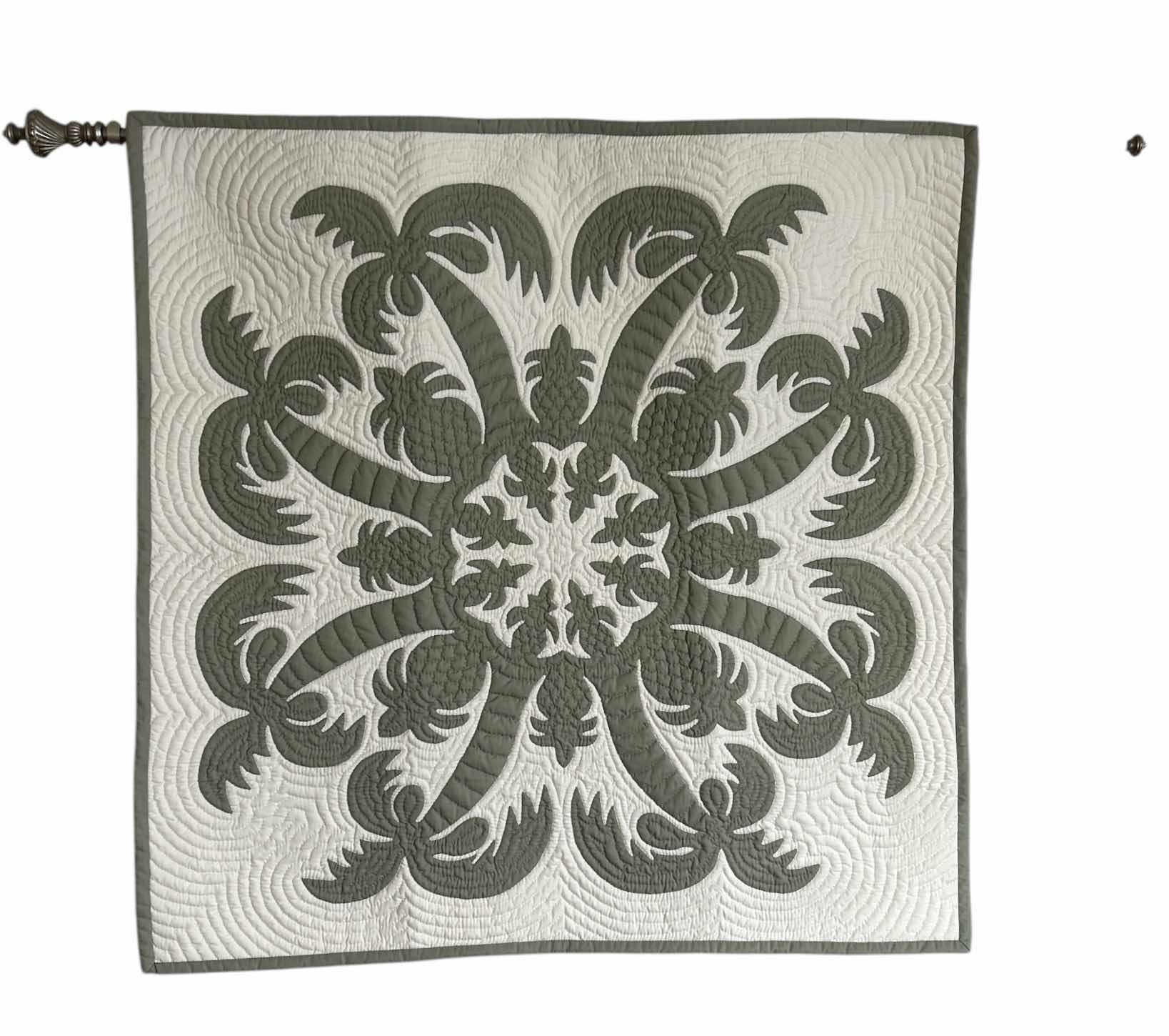 Photo 1 of HANGING QUILT  40” x 40” WITH ROD AND WALL MOUNT