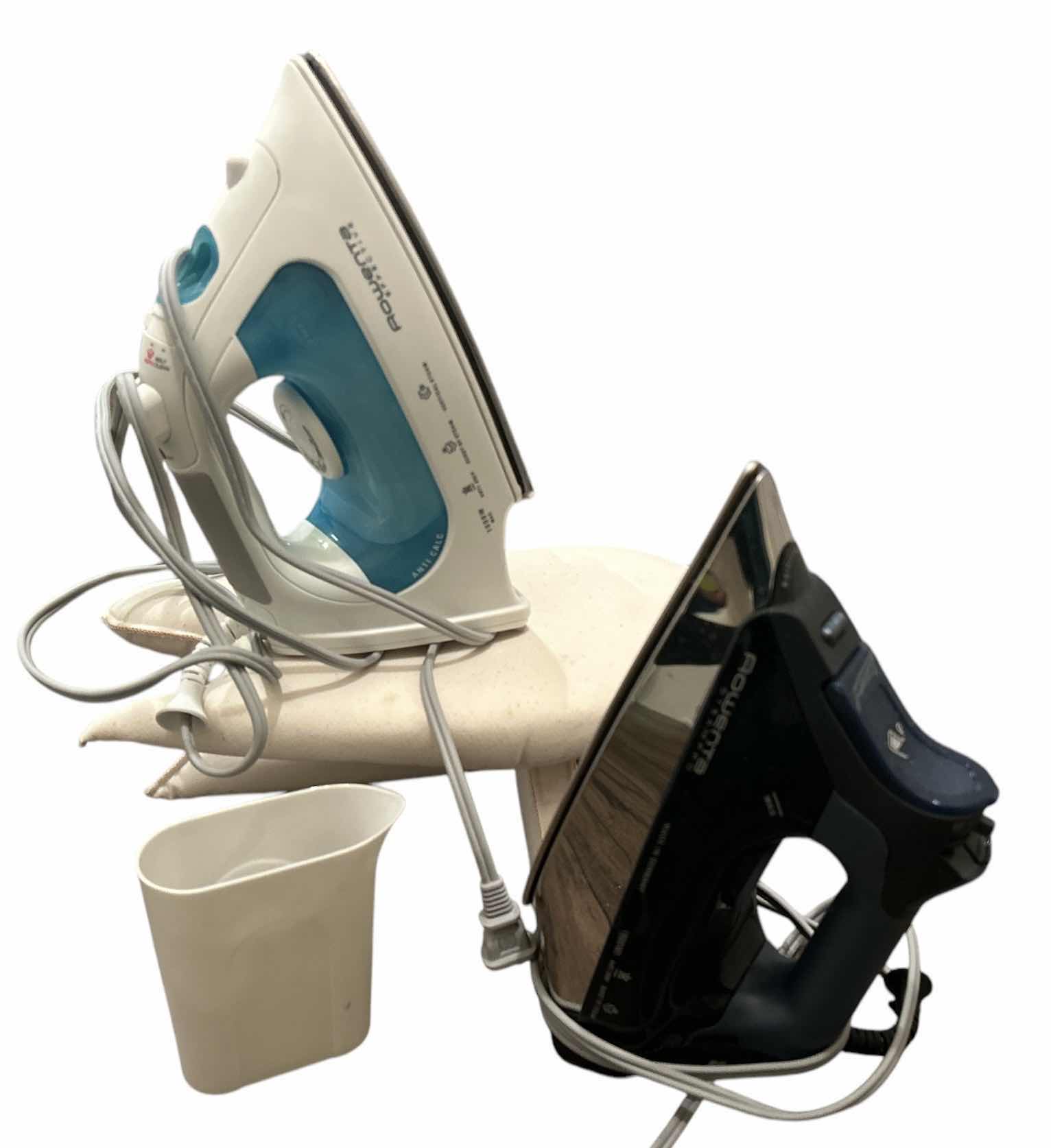 Photo 1 of 2 IRONS AND TINY IRONING BOARD