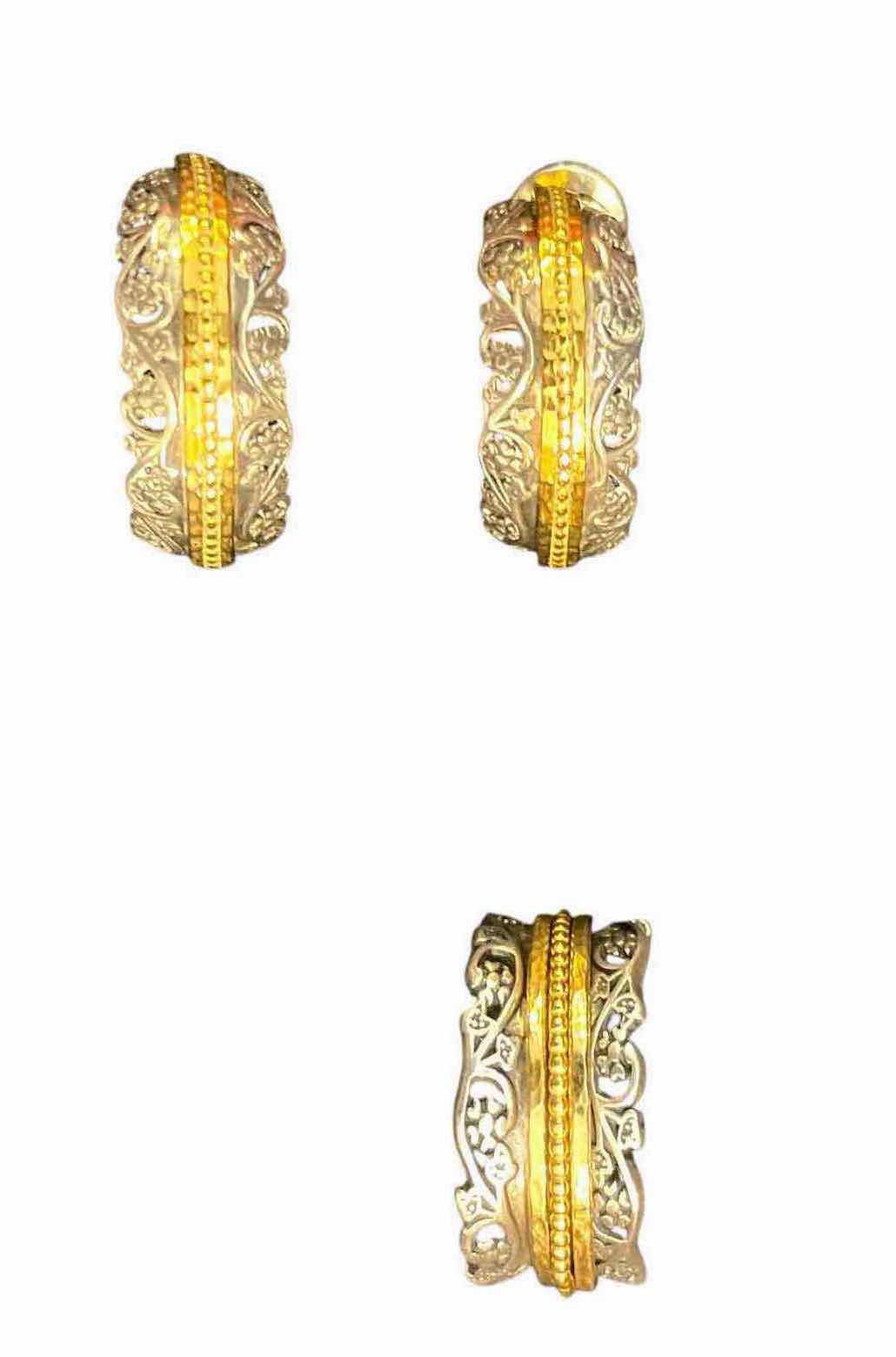 Photo 1 of EARRINGS AND RING SET 925 ISRAEL