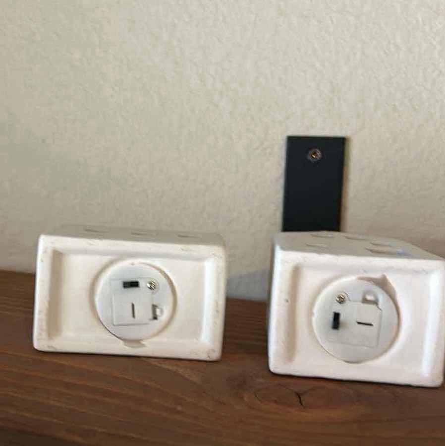 Photo 1 of 2-SMALL WHITE CANDLE HOUSES