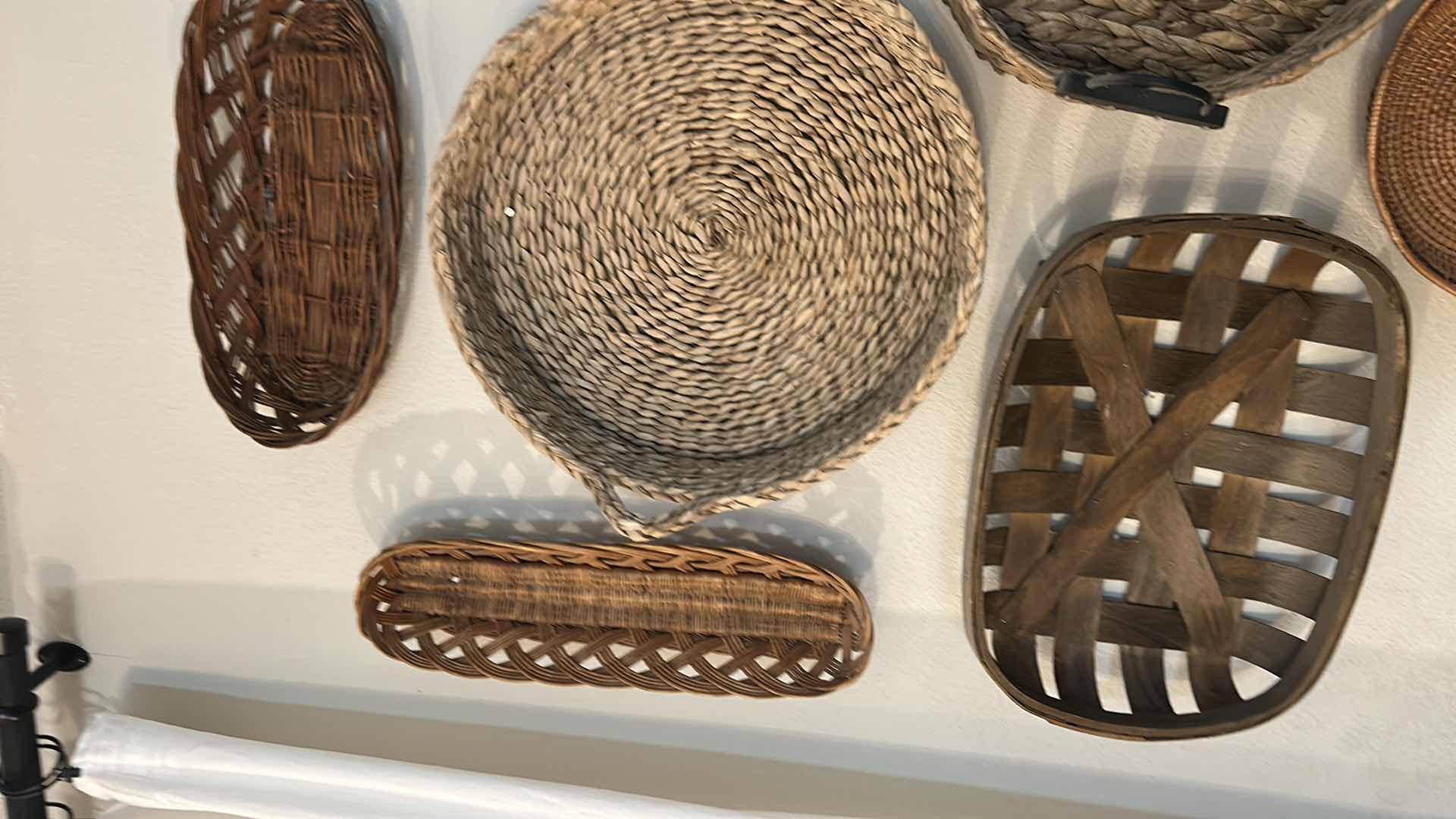 Photo 1 of 9- ASSORTED RATAN DECORATIVE BASKETS