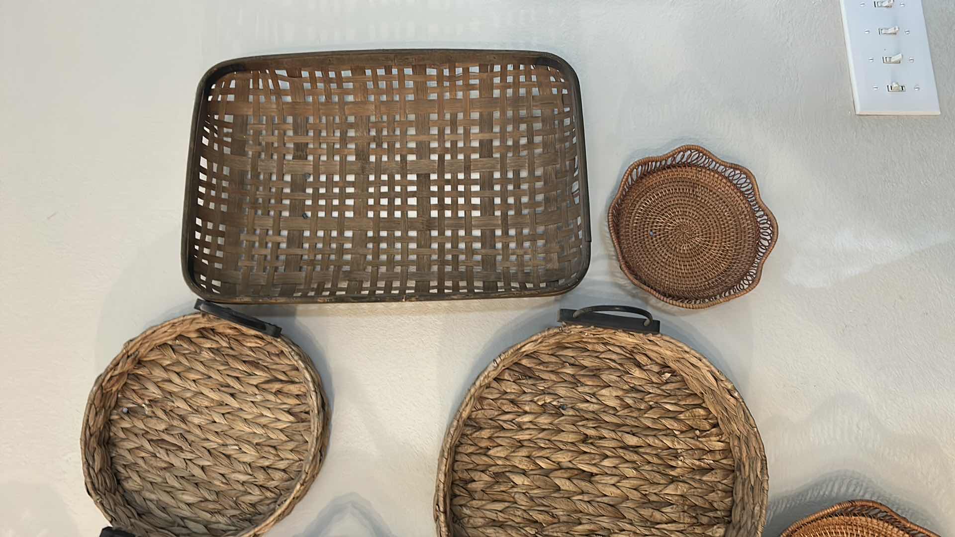 Photo 2 of 9- ASSORTED RATAN DECORATIVE BASKETS