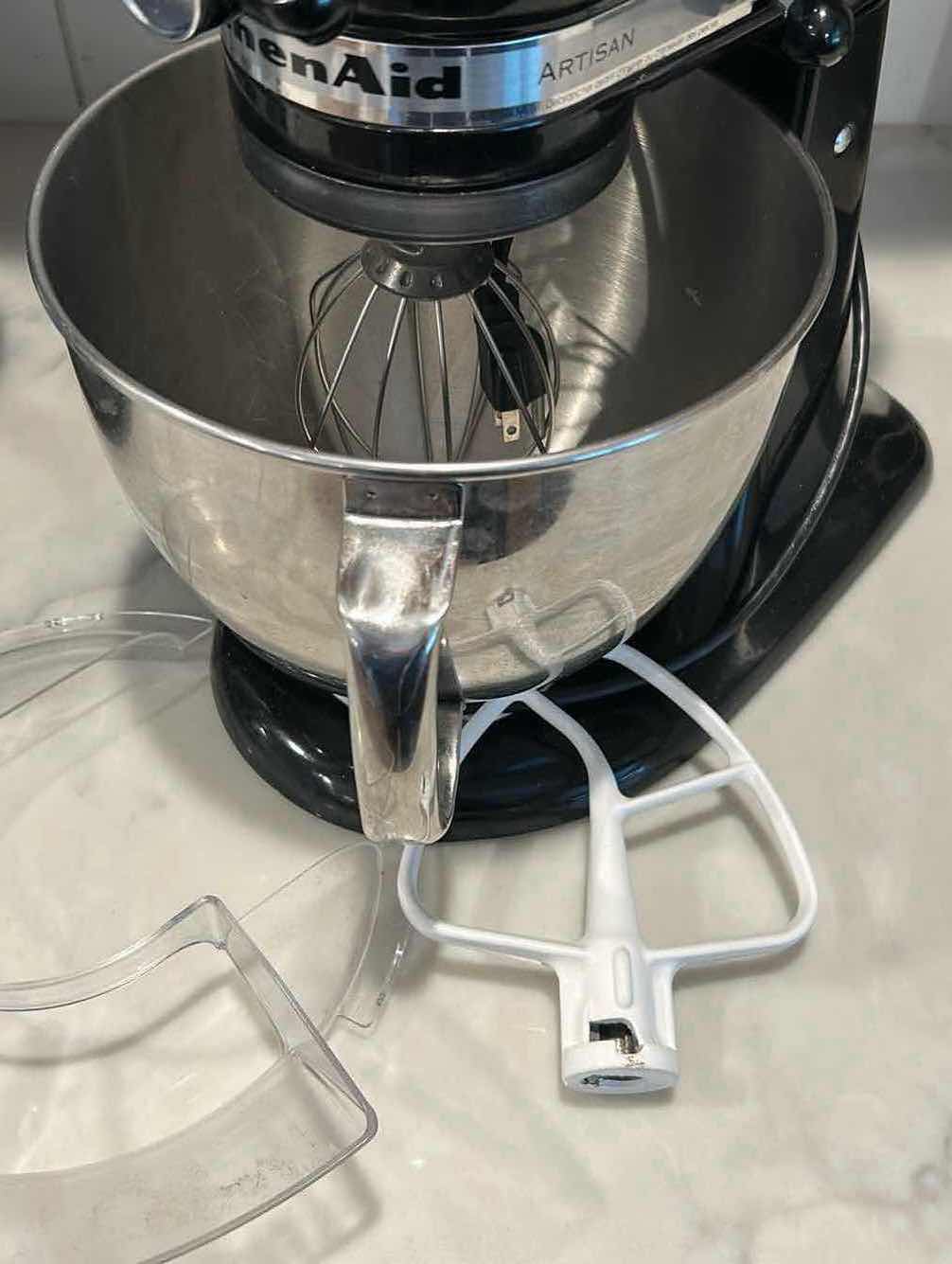 Photo 2 of KITCHENAID ARTISAN STAND MIXER W ACCESSORIES BLACK