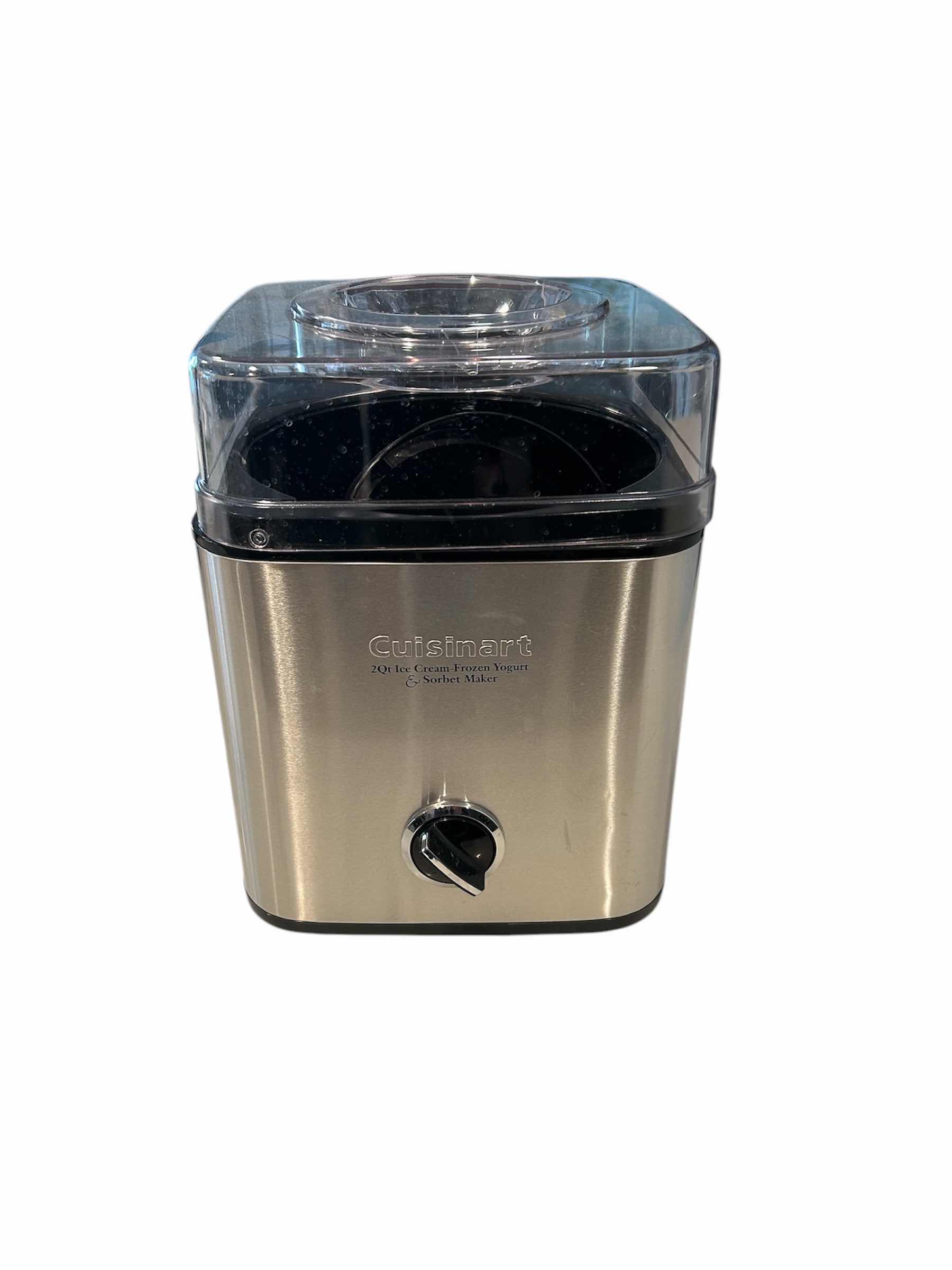 Photo 1 of CUISINART ICE CREAM SORBET MAKER