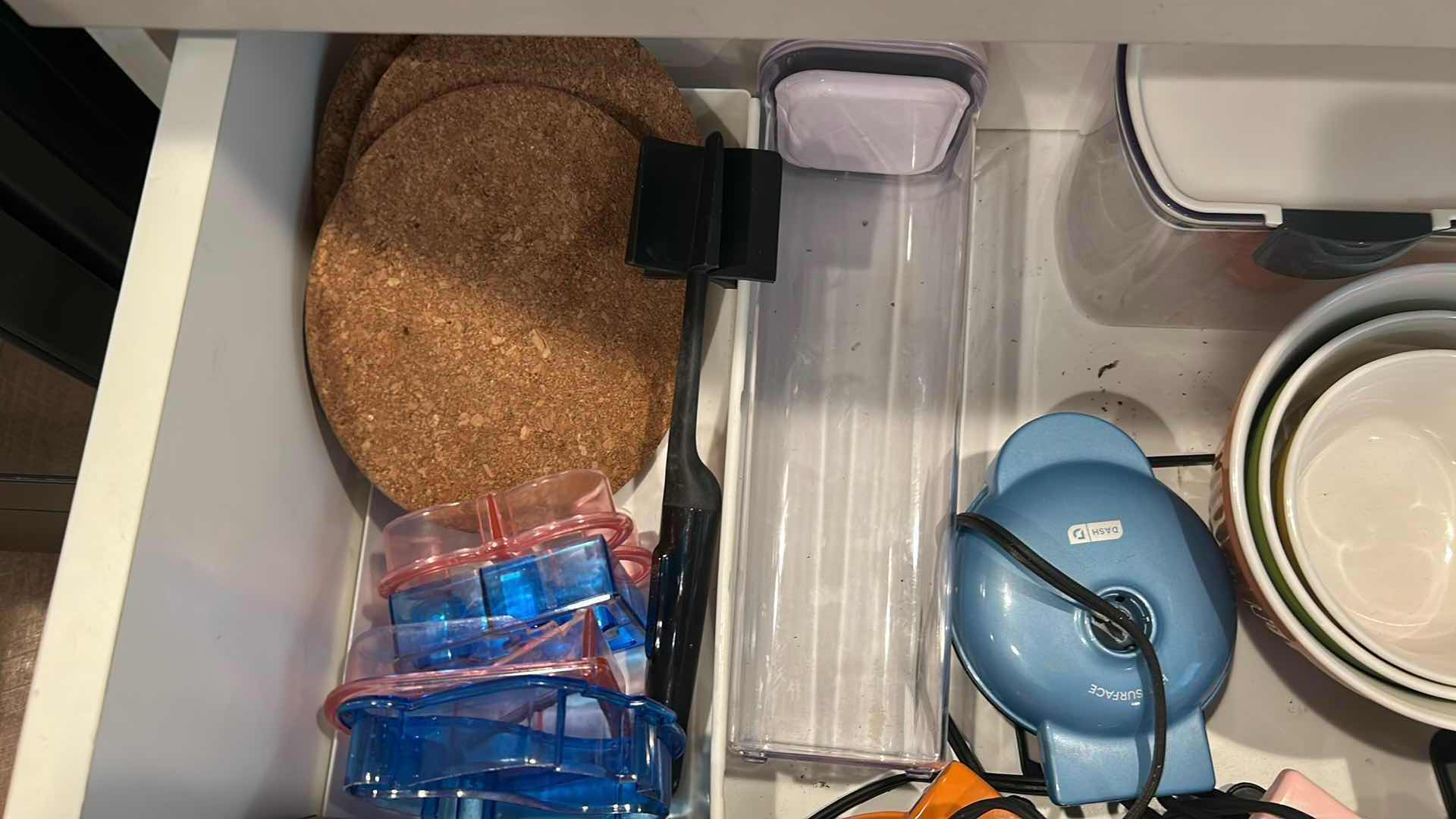 Photo 1 of CONTENTS OF DRAWER ASSORTED MINI CAKE MAKER PLASTICS